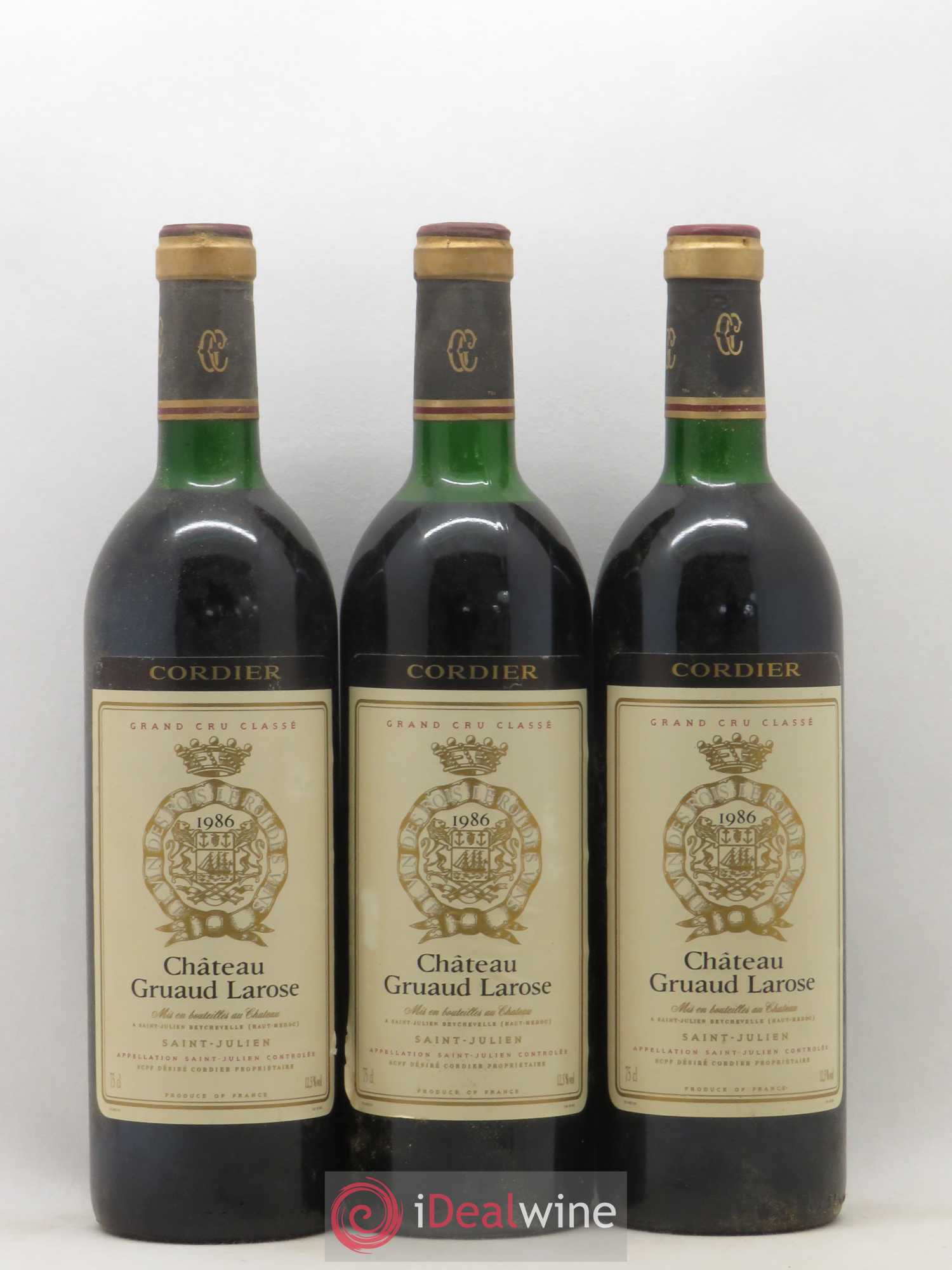 Château Gruaud Larose 2ème Grand Cru Classé 1986 - Lot de 6 bouteilles - 2