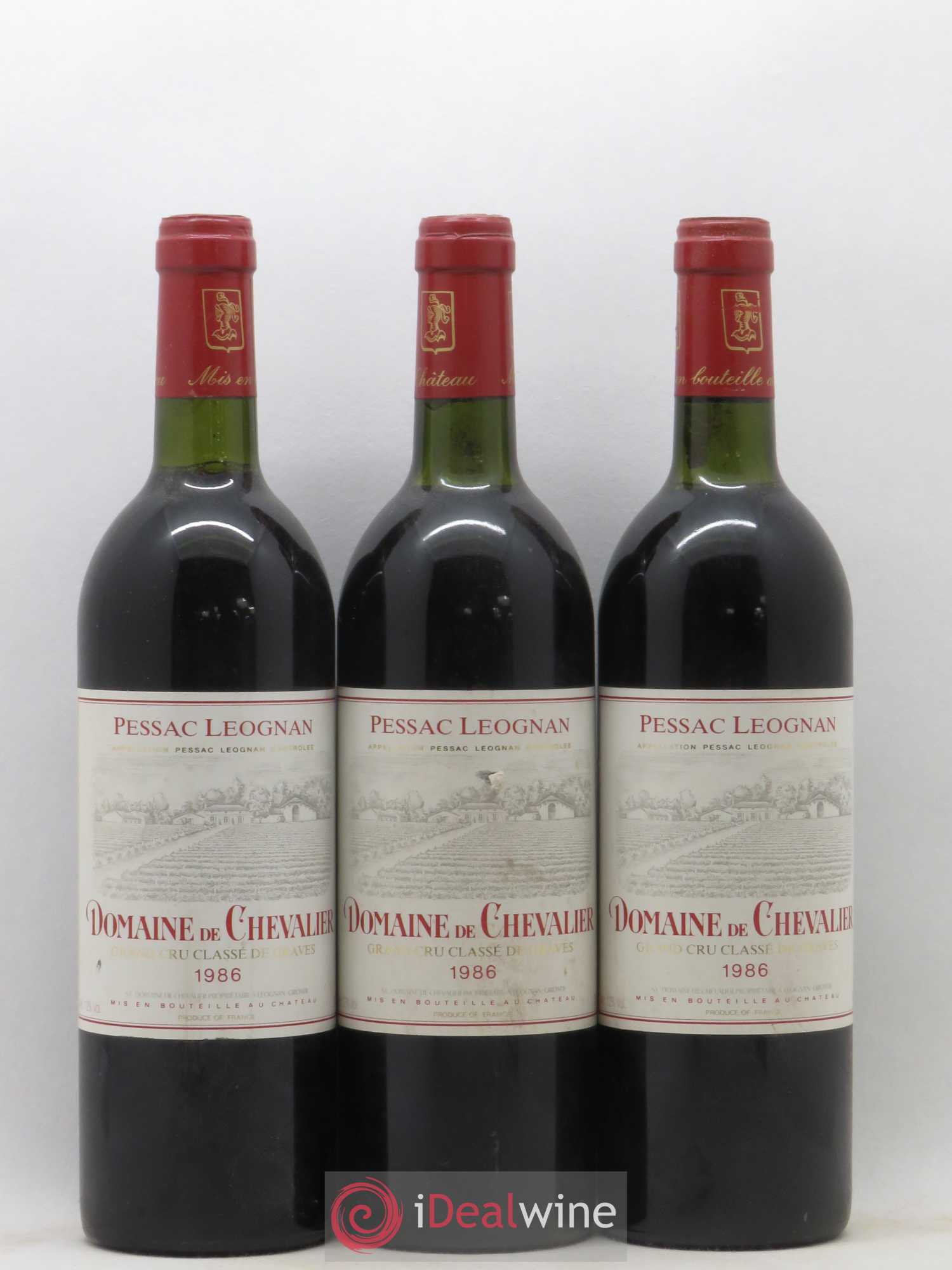 Domaine de Chevalier Cru Classé de Graves 1986 - Lot de 6 bouteilles - 2