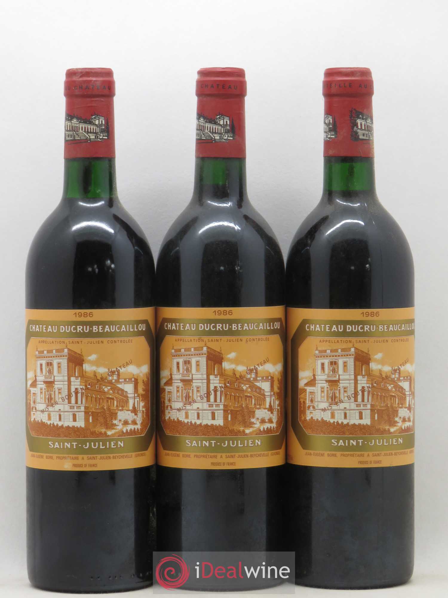 Château Ducru Beaucaillou 2ème Grand Cru Classé 1986 - Lot de 6 bouteilles - 1