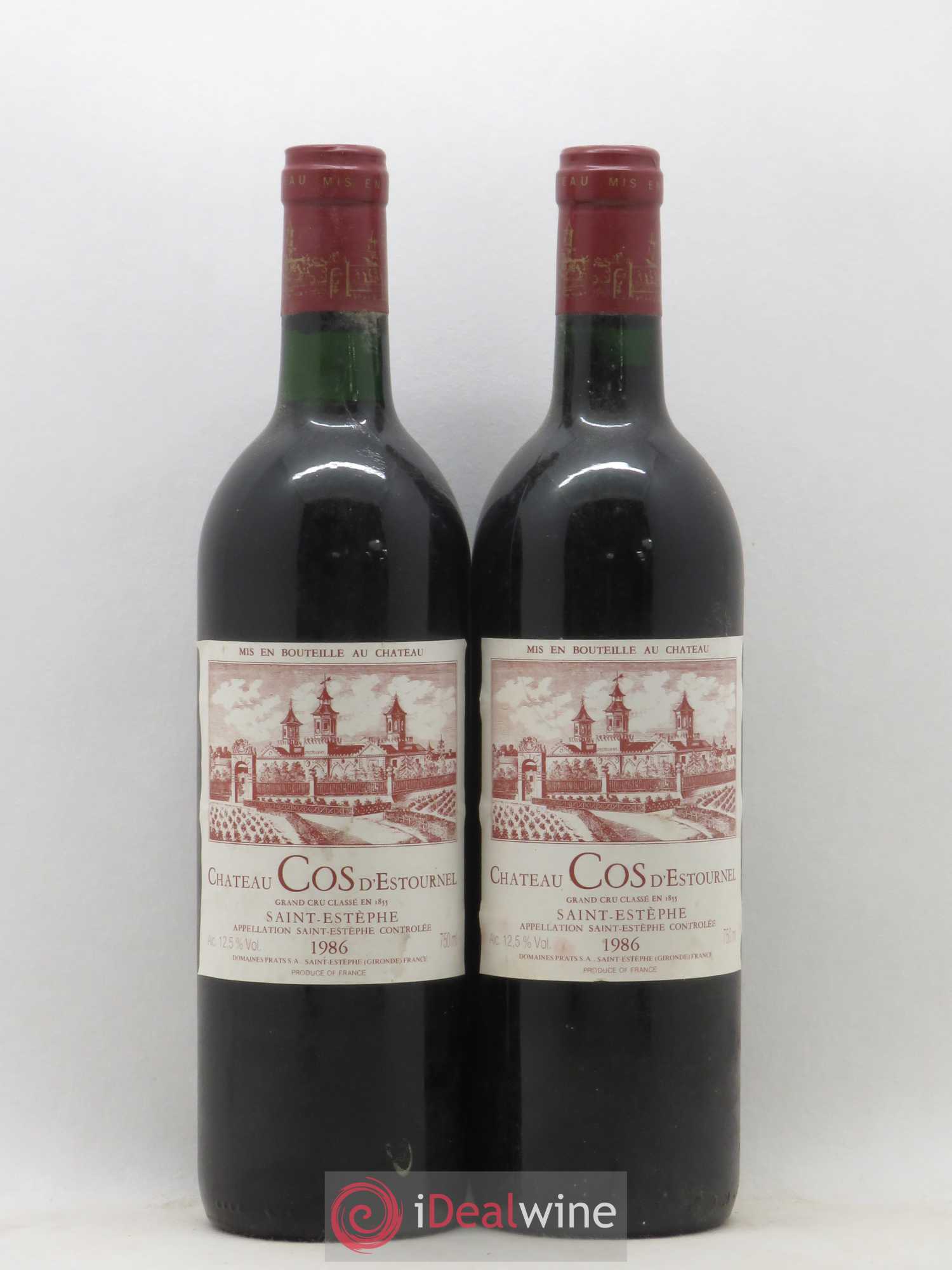 Cos d'Estournel 2ème Grand Cru Classé 1986 - Lot de 2 bouteilles - 0