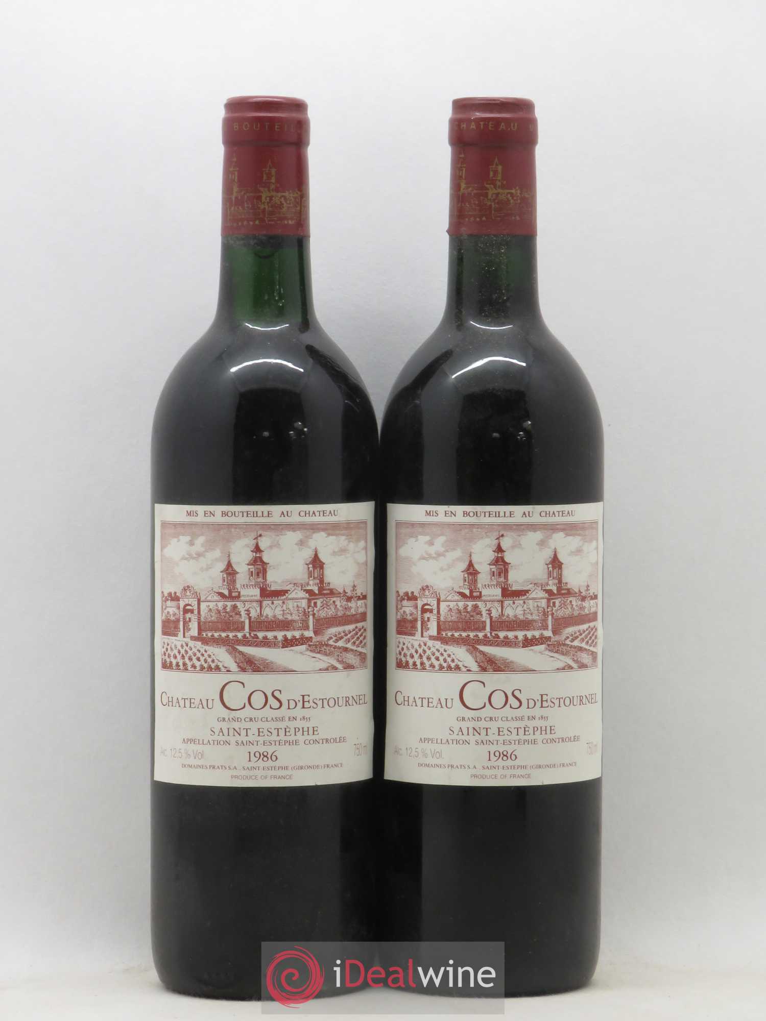 Cos d'Estournel 2ème Grand Cru Classé 1986 - Lot de 2 bouteilles - 0