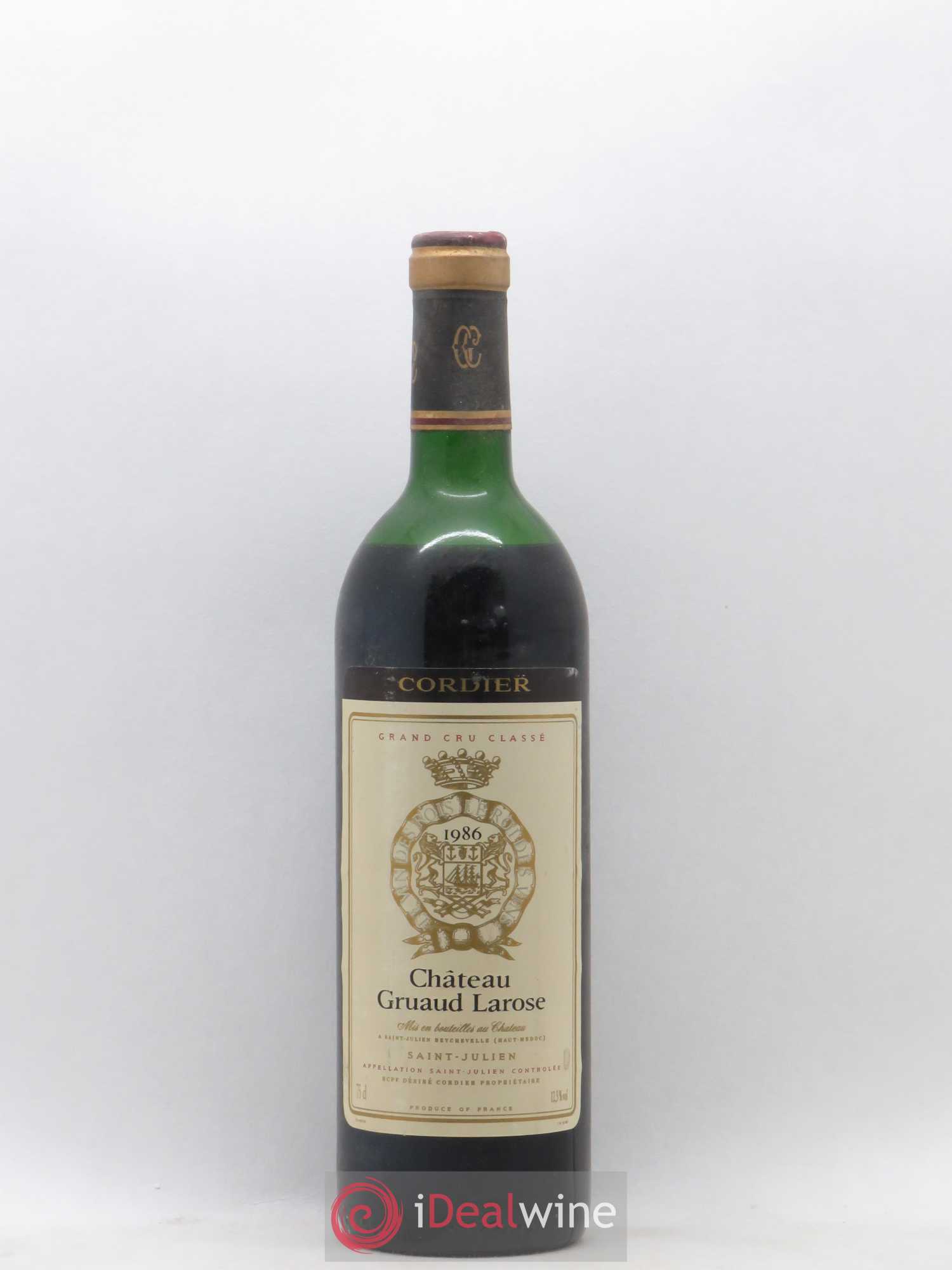 Château Gruaud Larose 2ème Grand Cru Classé 1986 - Lot de 1 bouteille - 0