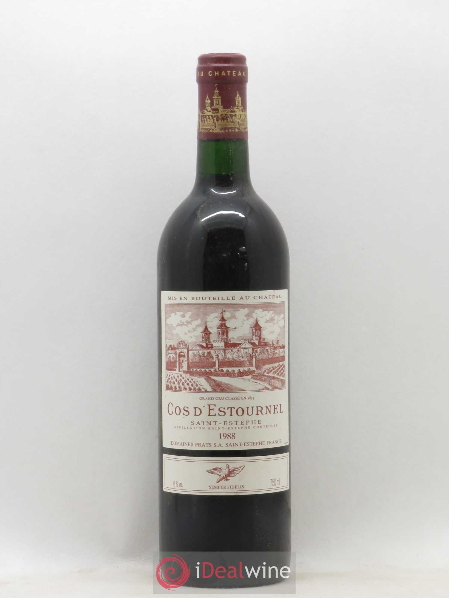 Cos d'Estournel 2ème Grand Cru Classé 1988 - Lot de 1 bouteille - 0