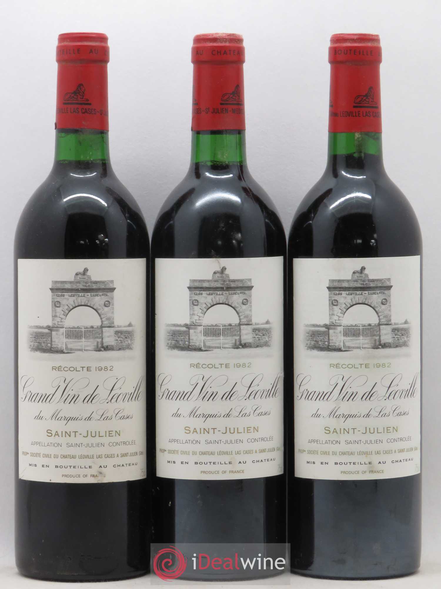 Château Léoville Las Cases 2ème Grand Cru Classé 1982 - Lot de 6 bouteilles - 2