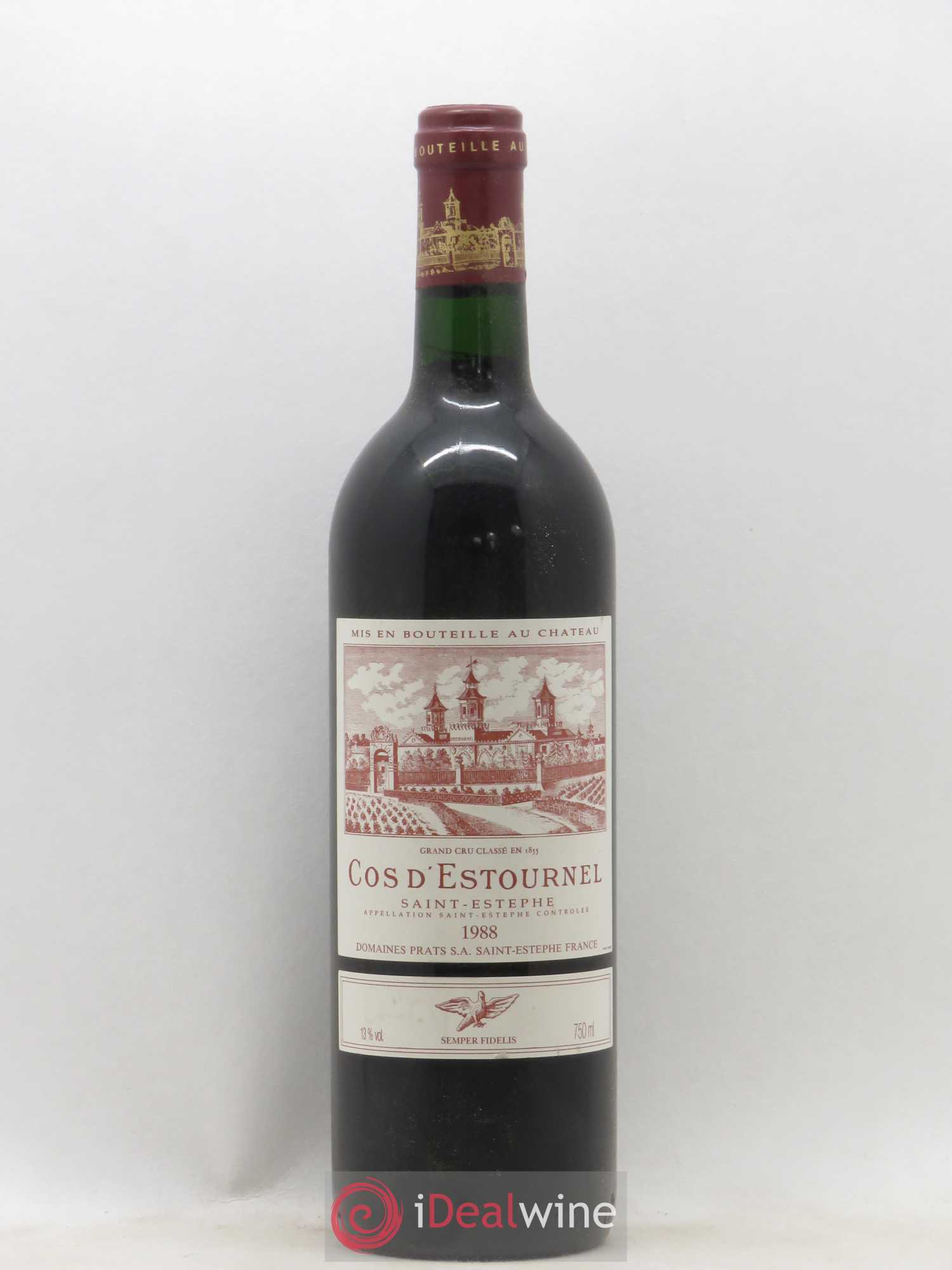 Cos d'Estournel 2ème Grand Cru Classé 1988 - Lot de 1 bouteille - 0