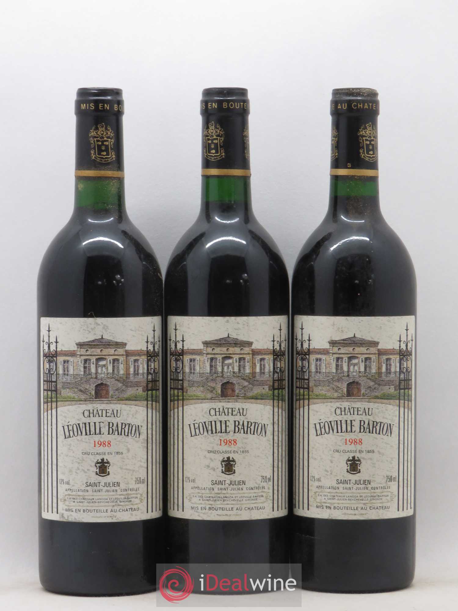 Château Léoville Barton 2ème Grand Cru Classé 1988 - Lot de 6 bouteilles - 2