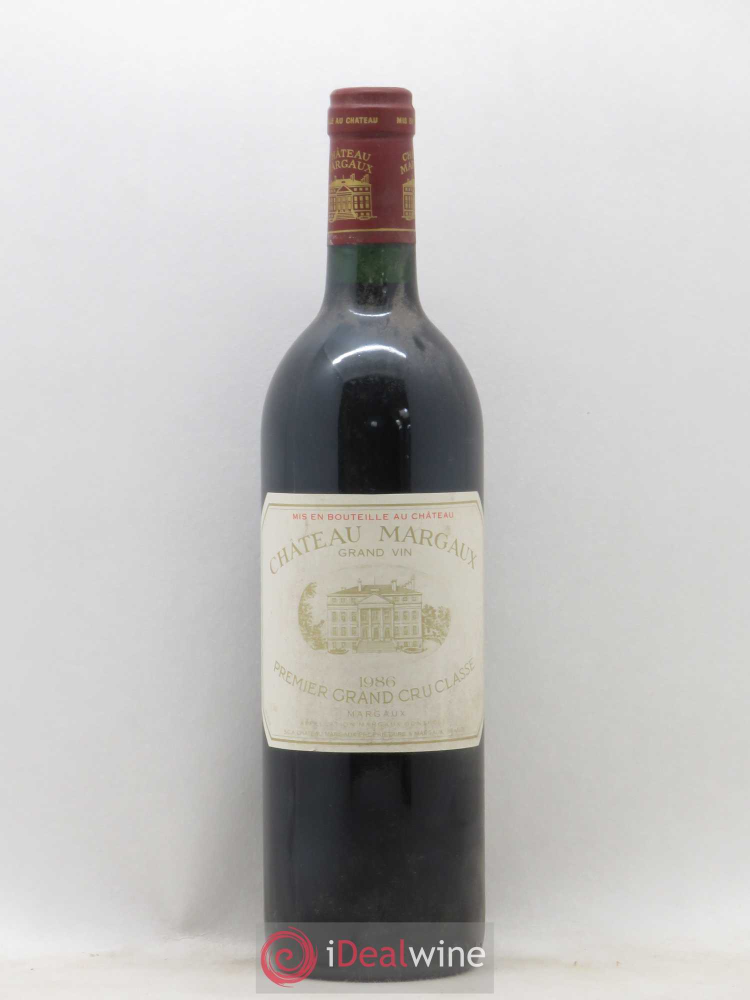 Château Margaux 1er Grand Cru Classé 1986 - Lot de 1 bouteille - 0