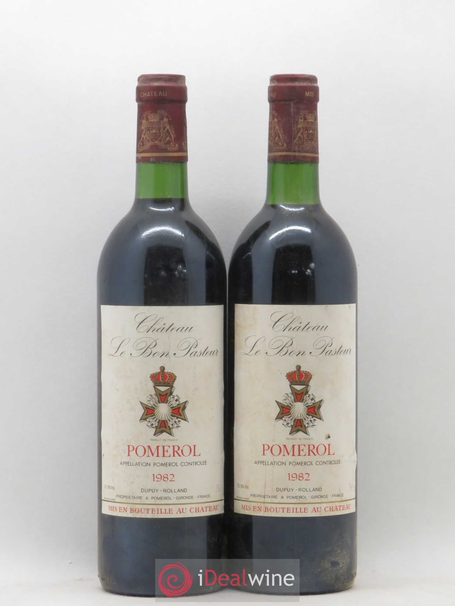 Château le Bon Pasteur 1982 - Lot of 2 bottles - 0