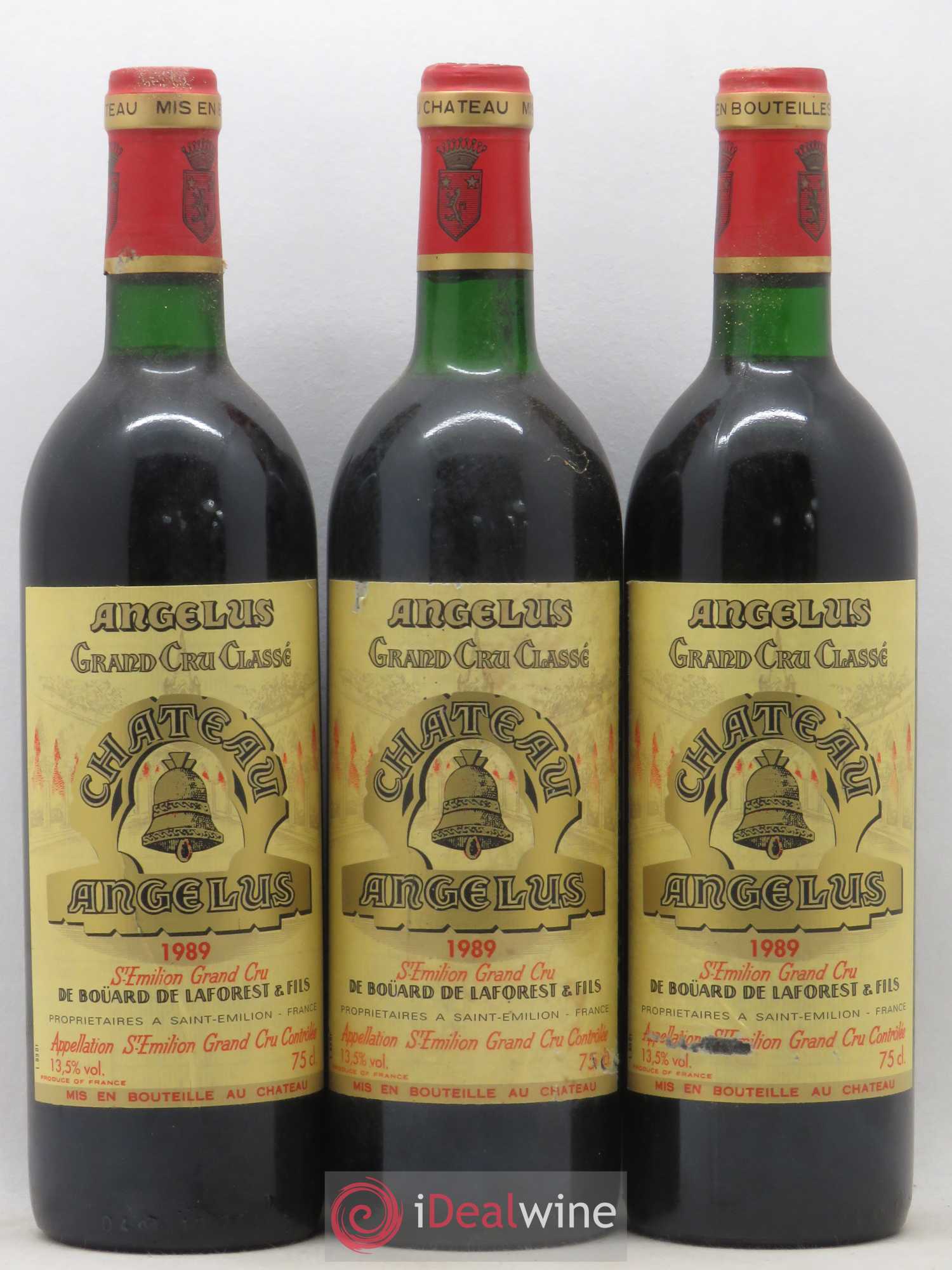 Château Angélus 1er Grand Cru Classé A 1989 - Lot de 12 bouteilles - 2
