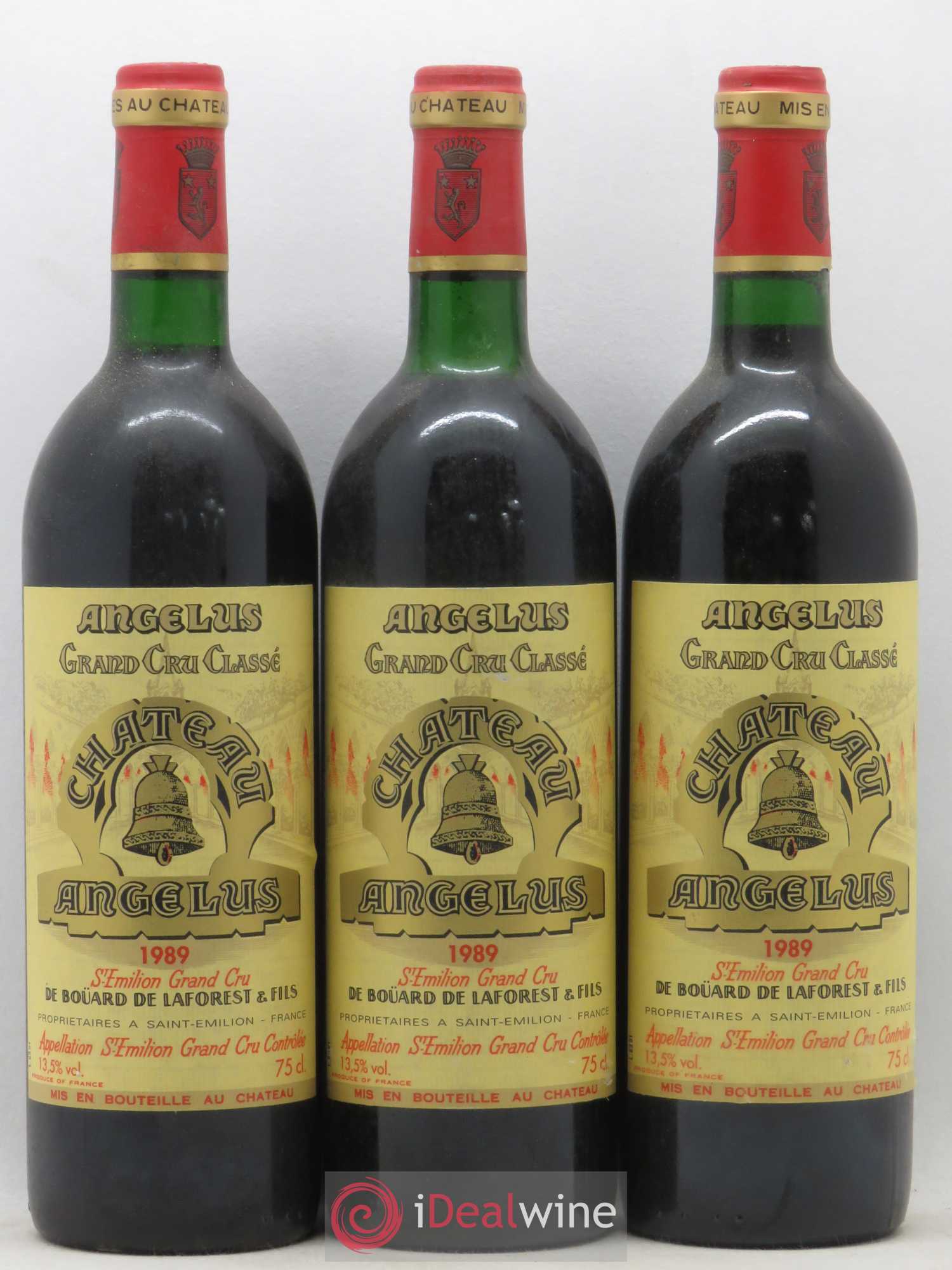 Château Angélus 1er Grand Cru Classé A 1989 - Lot de 12 bouteilles - 3