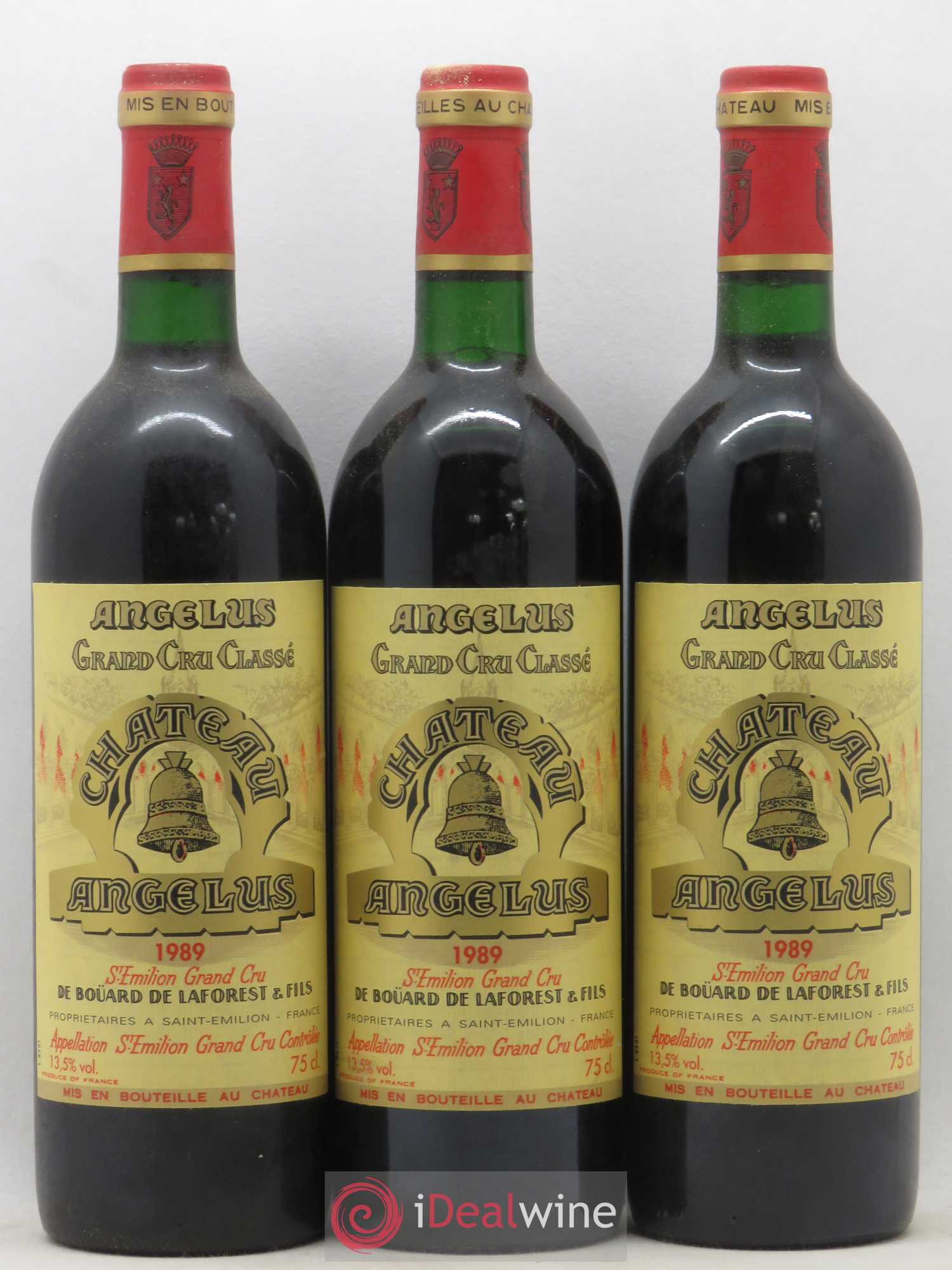 Château Angélus 1er Grand Cru Classé A 1989 - Lot de 12 bouteilles - 4