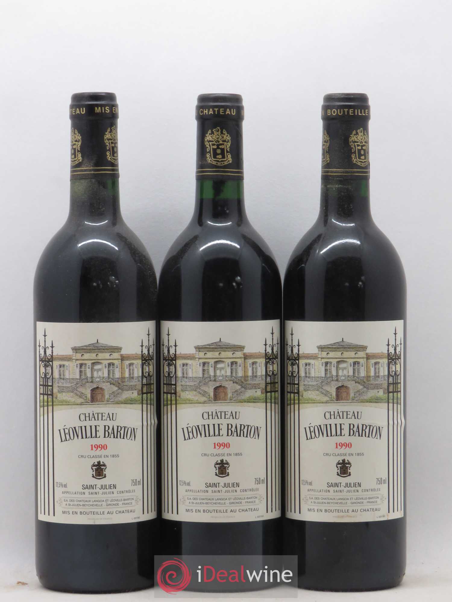 Château Léoville Barton 2ème Grand Cru Classé 1990 - Lot de 6 bouteilles - 2