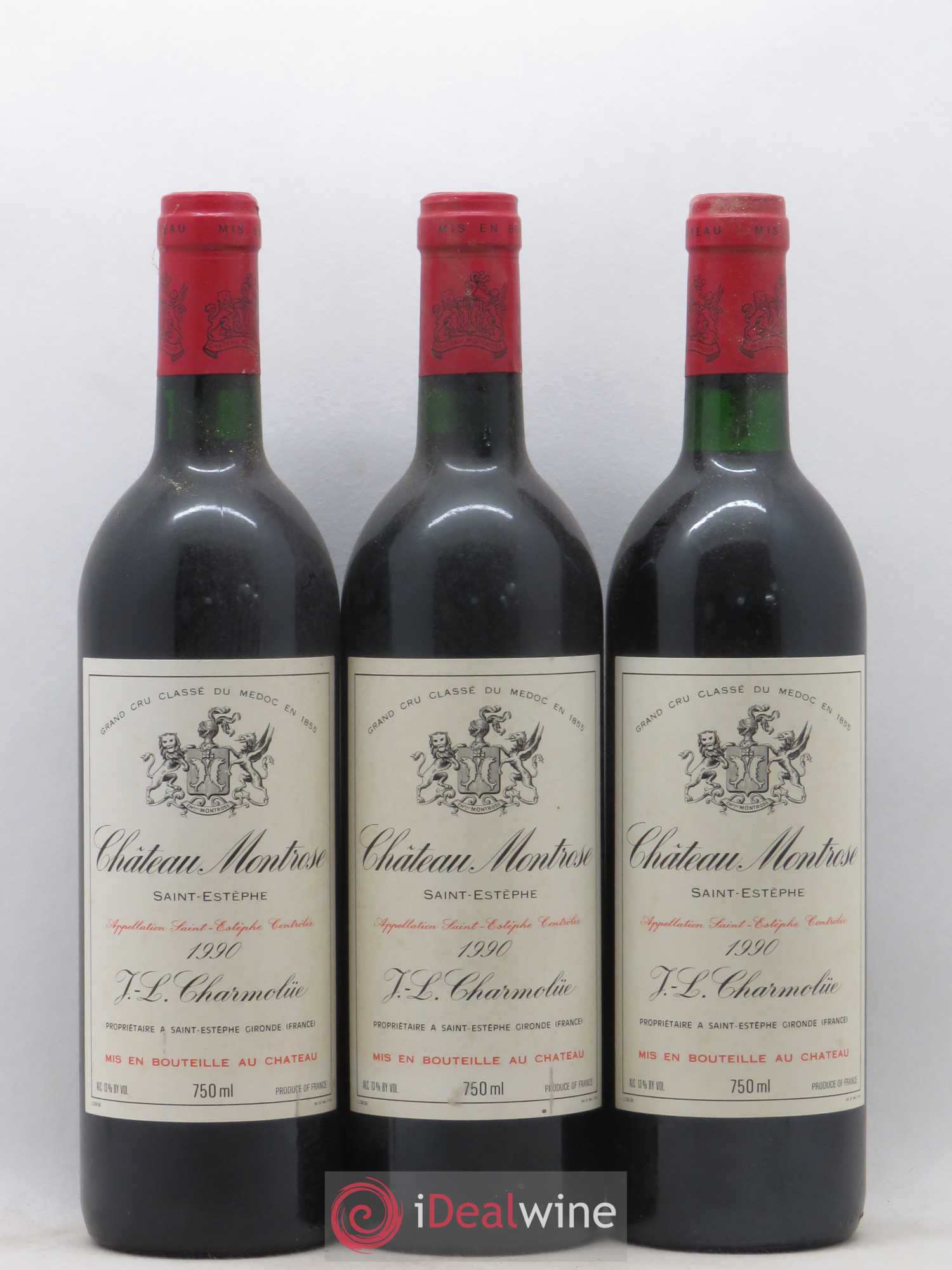 Château Montrose 2ème Grand Cru Classé 1990 - Lot de 12 bouteilles - 1