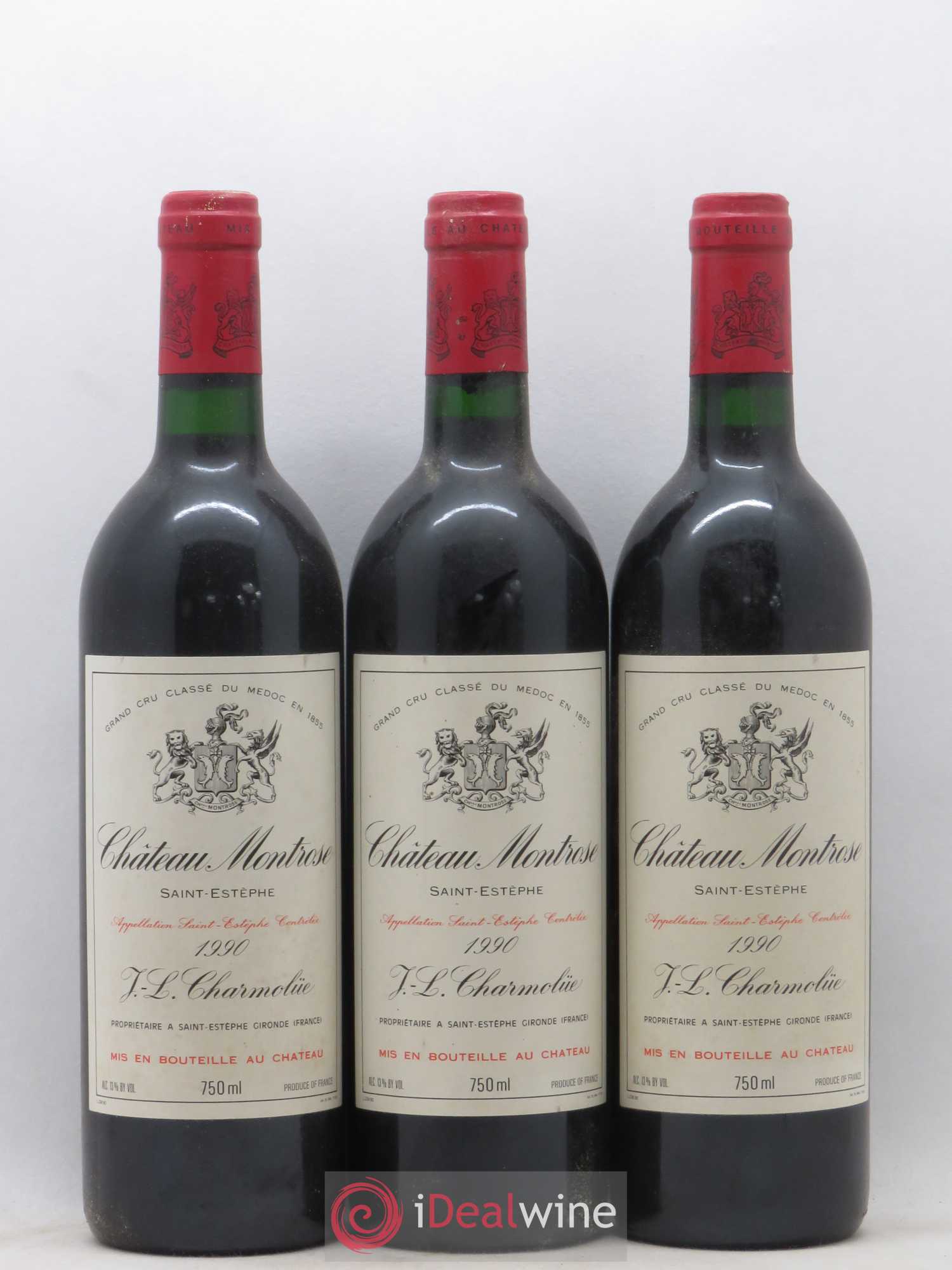 Château Montrose 2ème Grand Cru Classé 1990 - Lot de 12 bouteilles - 3