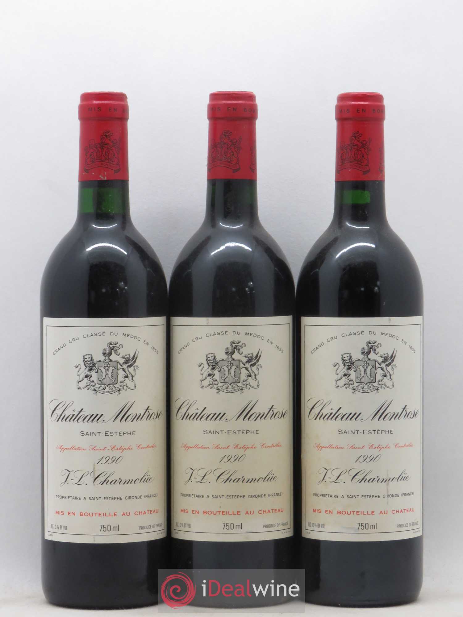 Château Montrose 2ème Grand Cru Classé 1990 - Lot de 12 bouteilles - 4