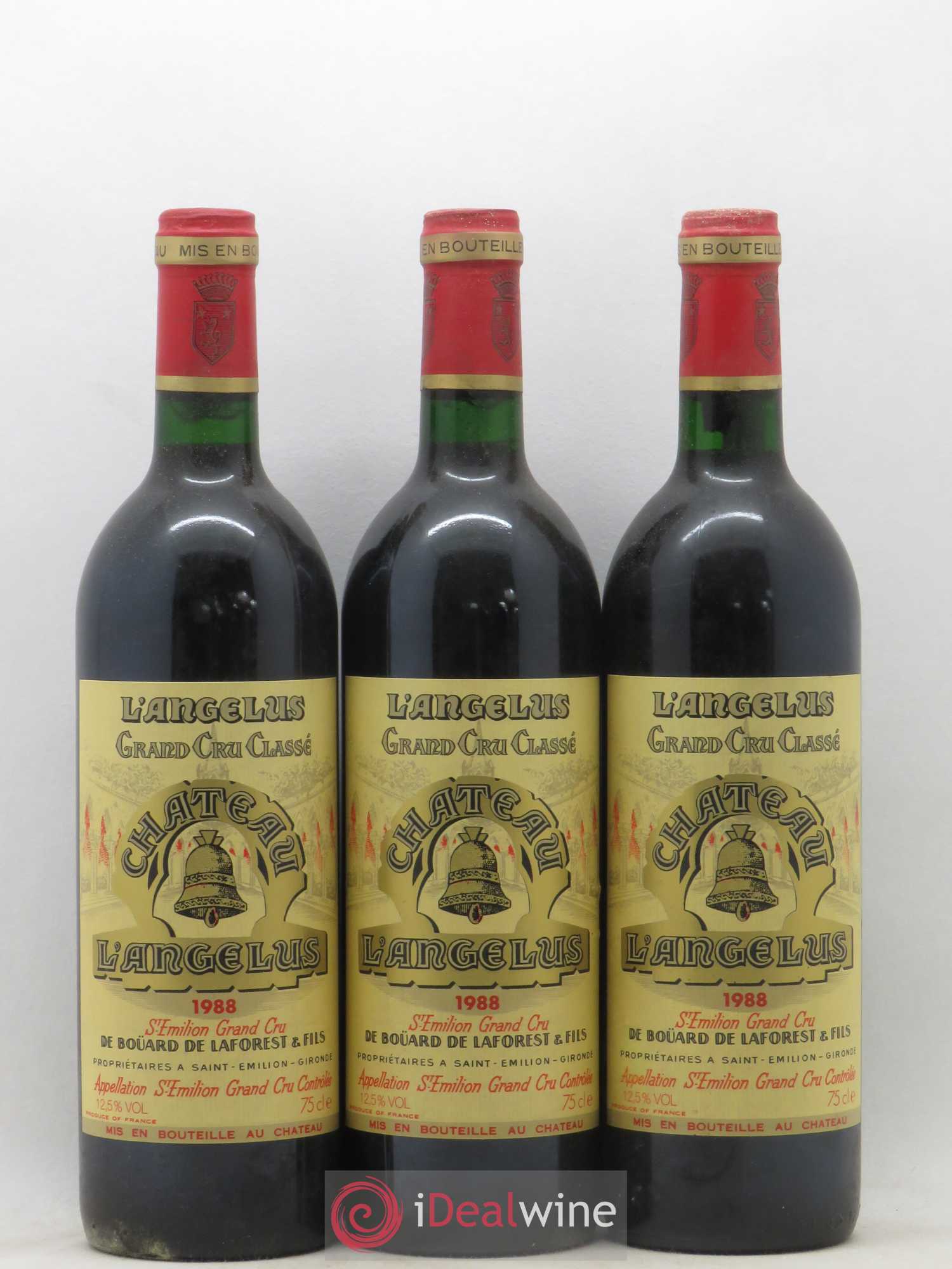 Château Angélus 1er Grand Cru Classé A 1988 - Lot de 12 bouteilles - 4