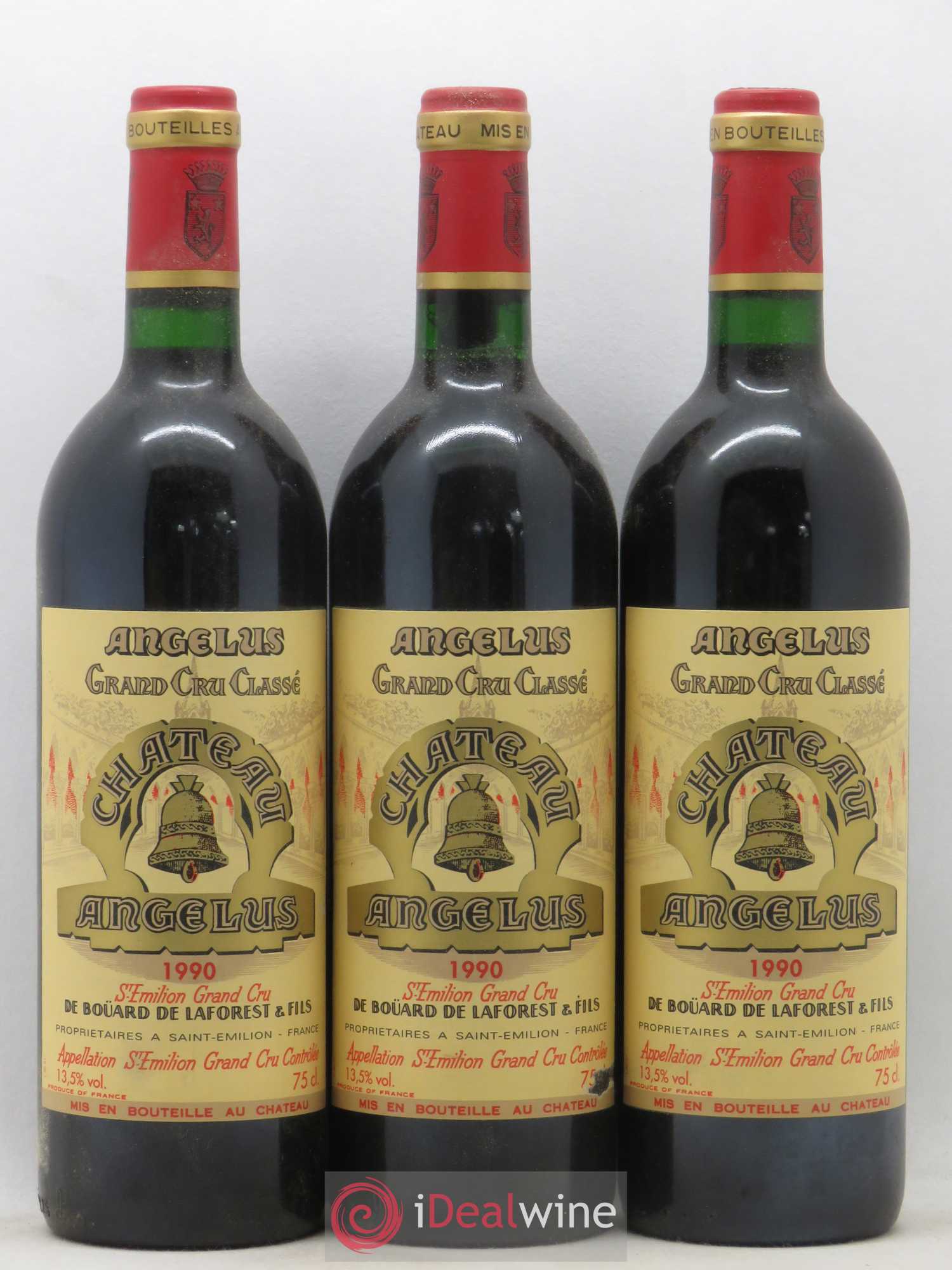 Château Angélus 1er Grand Cru Classé A 1990 - Lot de 12 bouteilles - 4