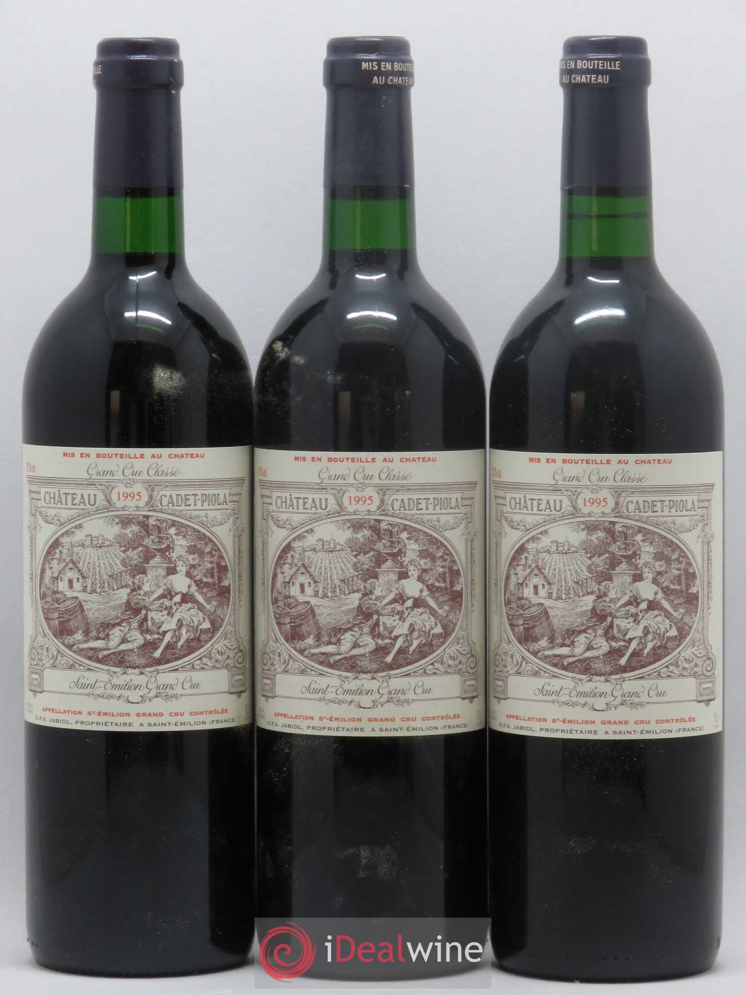Château Cadet Piola Grand Cru Classé 1995 - Lot de 6 bouteilles - 2