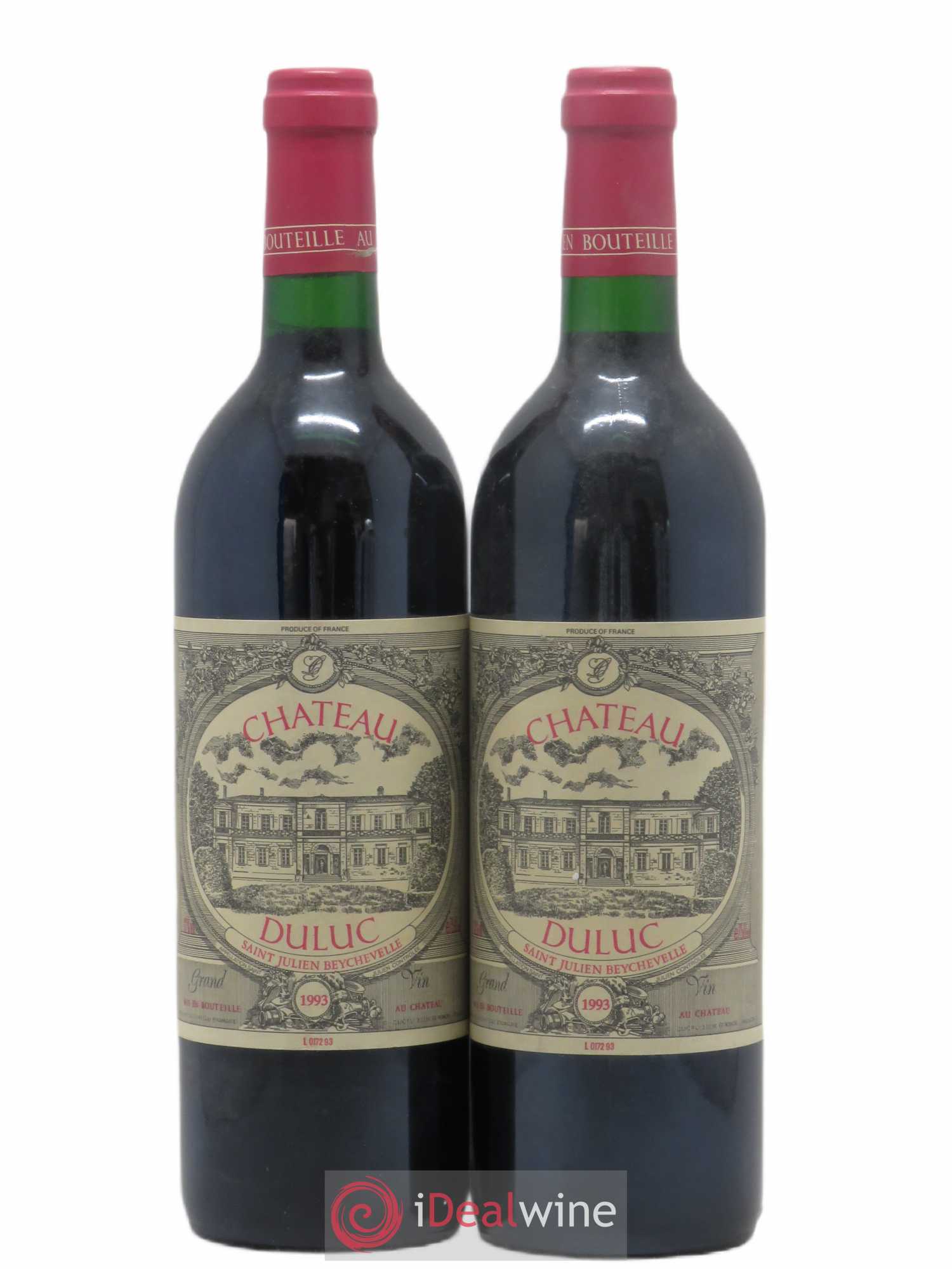 Duluc de Branaire Second Vin 1993 - Lot de 2 bouteilles - 0