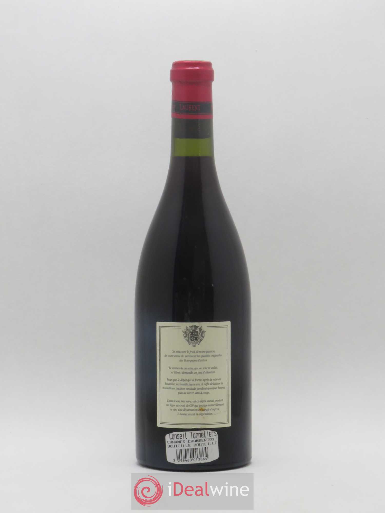 Charmes-Chambertin Grand Cru Vieilles Vignes Dominique Laurent 2001 - Lot de 1 bouteille - 1