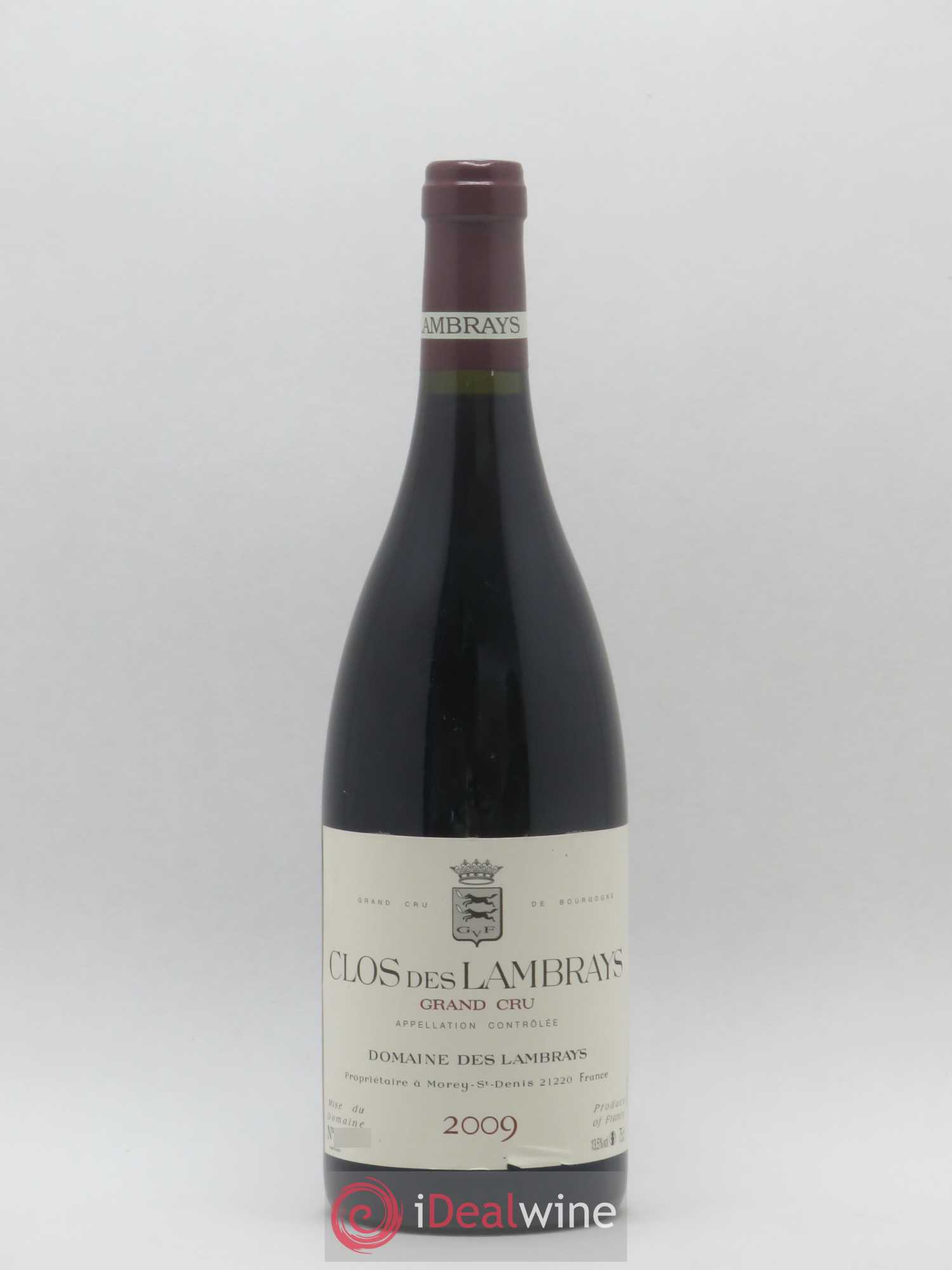 Clos des Lambrays Grand Cru Domaine des Lambrays 2009 - Lot de 1 bouteille - 0