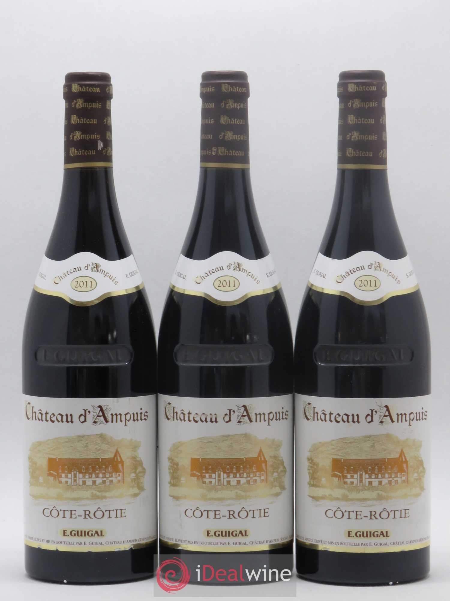 Côte-Rôtie Château d'Ampuis Guigal 2011 - Lot de 3 bouteilles - 0