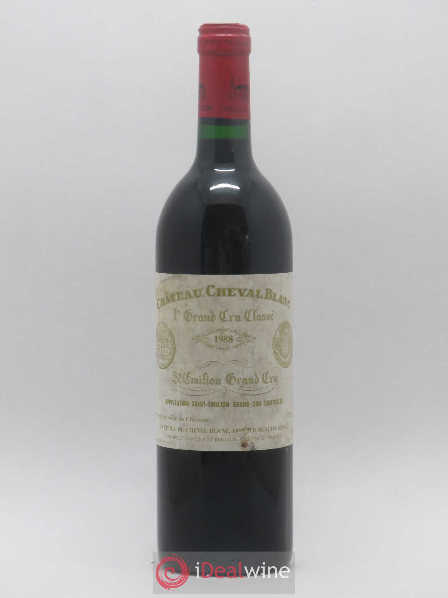 Château Cheval Blanc 1er Grand Cru Classé A 1988 - Lot de 1 bouteille - 0