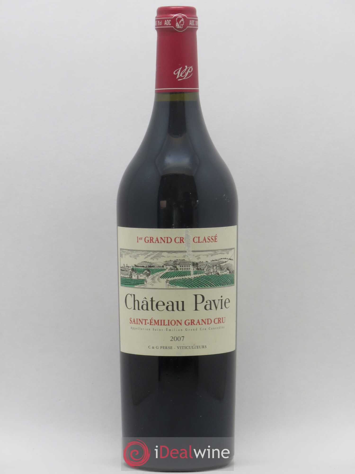 Château Pavie 1er Grand Cru Classé A 2007 - Lot de 1 bouteille - 0
