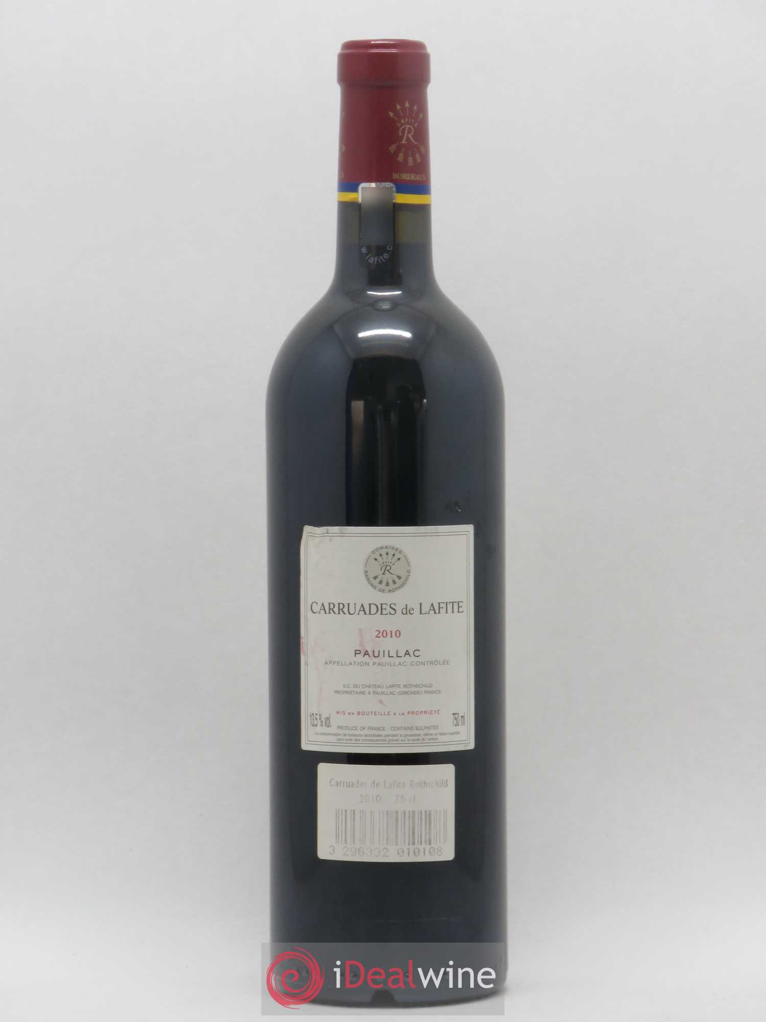 Carruades de Lafite Rothschild Second Vin 2010 - Lot de 1 bouteille - 1