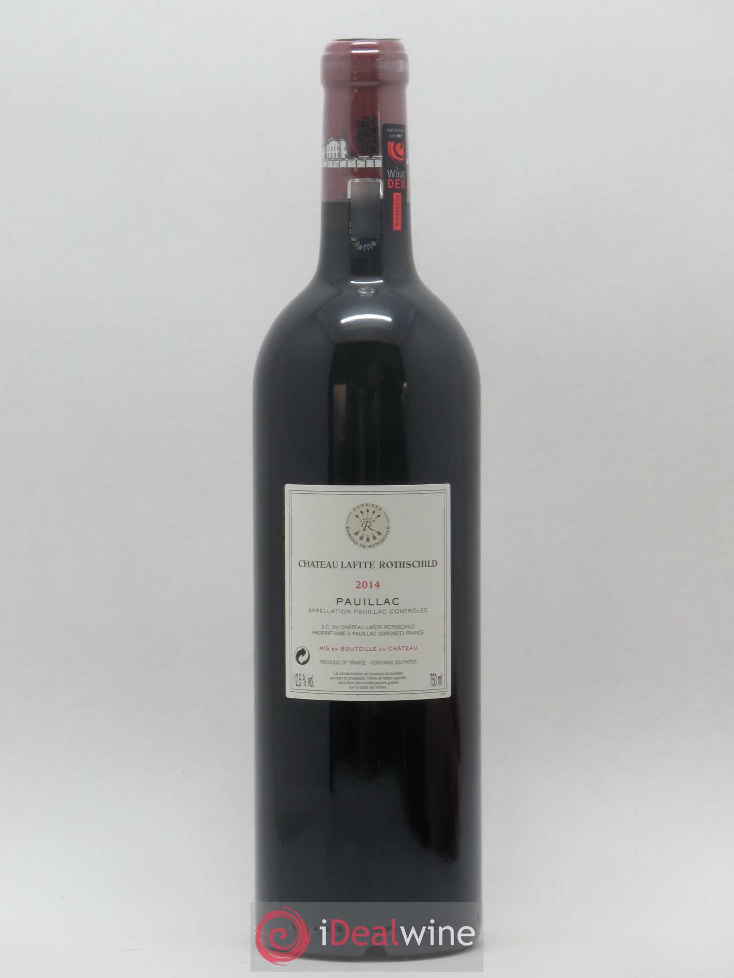 Château Lafite Rothschild 1er Grand Cru Classé 2014 - Lot de 1 bouteille - 1