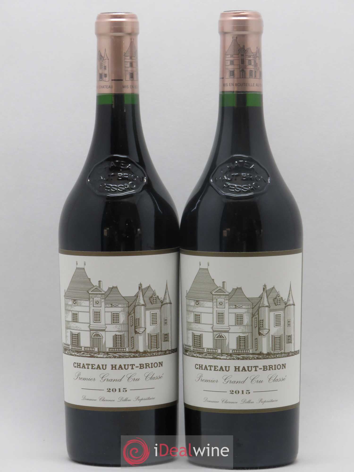 Château Haut Brion 1er Grand Cru Classé 2015 - Lot de 2 bouteilles - 0
