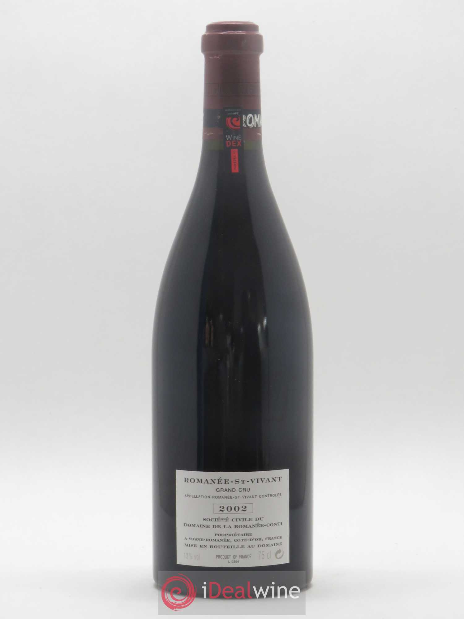 Romanée-Saint-Vivant Grand Cru Domaine de la Romanée-Conti 2002 - Lot de 1 bouteille - 1