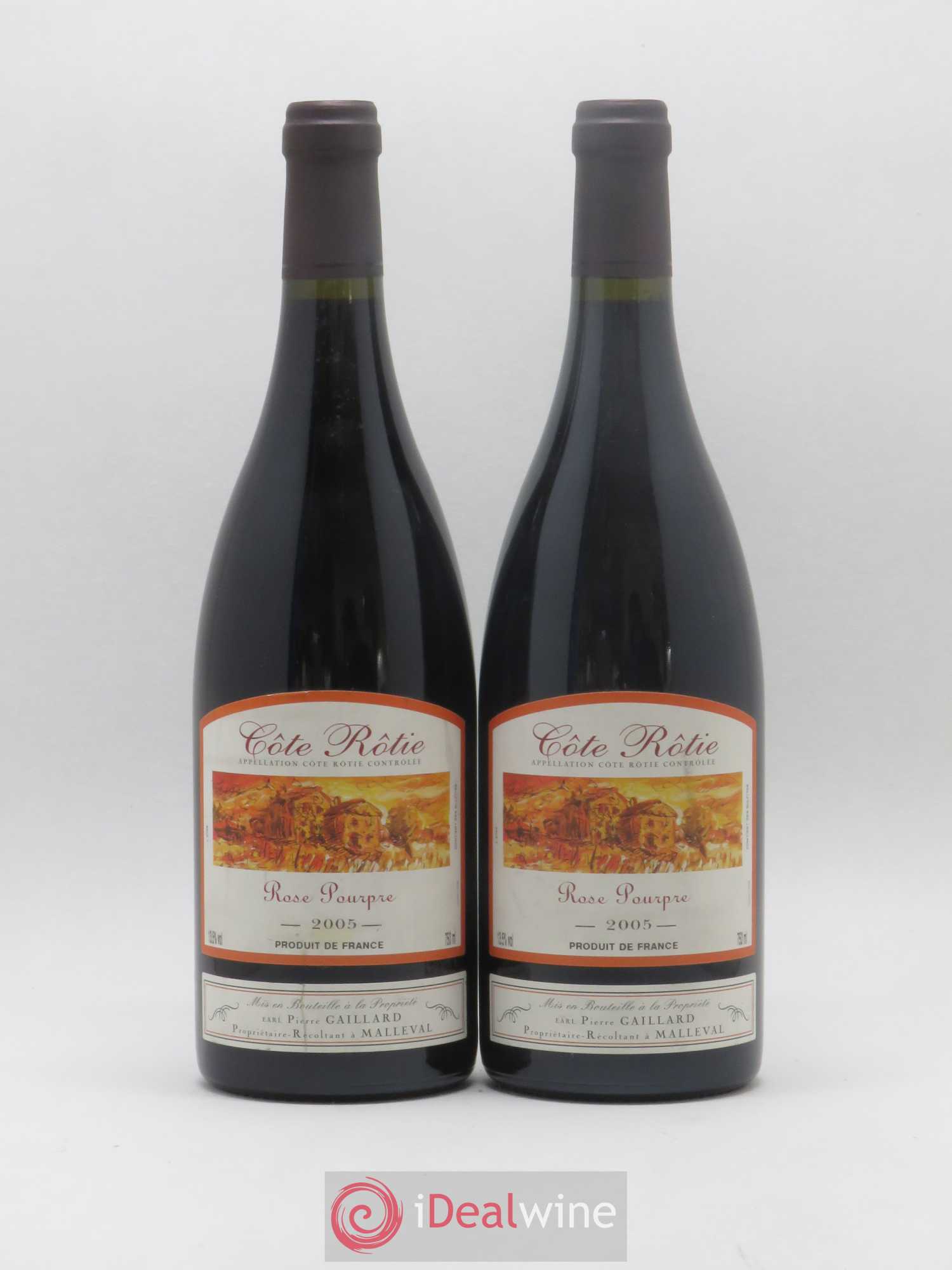 Côte-Rôtie Rose Pourpre Pierre Gaillard 2005 - Lot de 2 bouteilles - 0