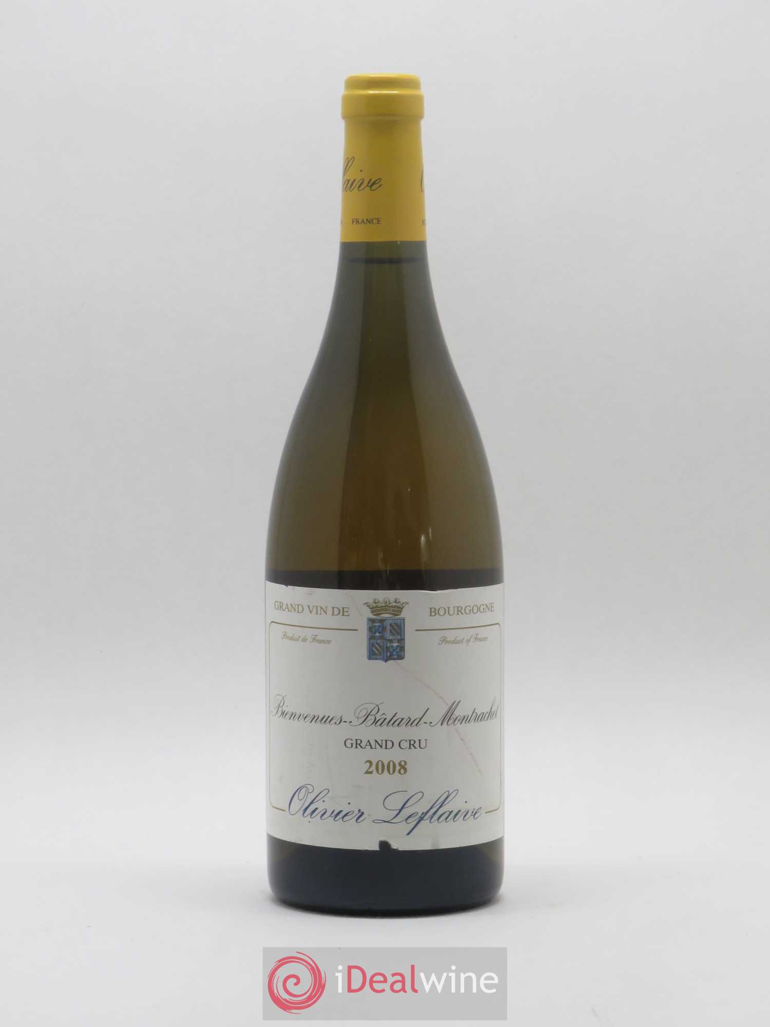 Bienvenues-Bâtard-Montrachet Grand Cru Olivier Leflaive 2008 - Lot de 1 bouteille - 0