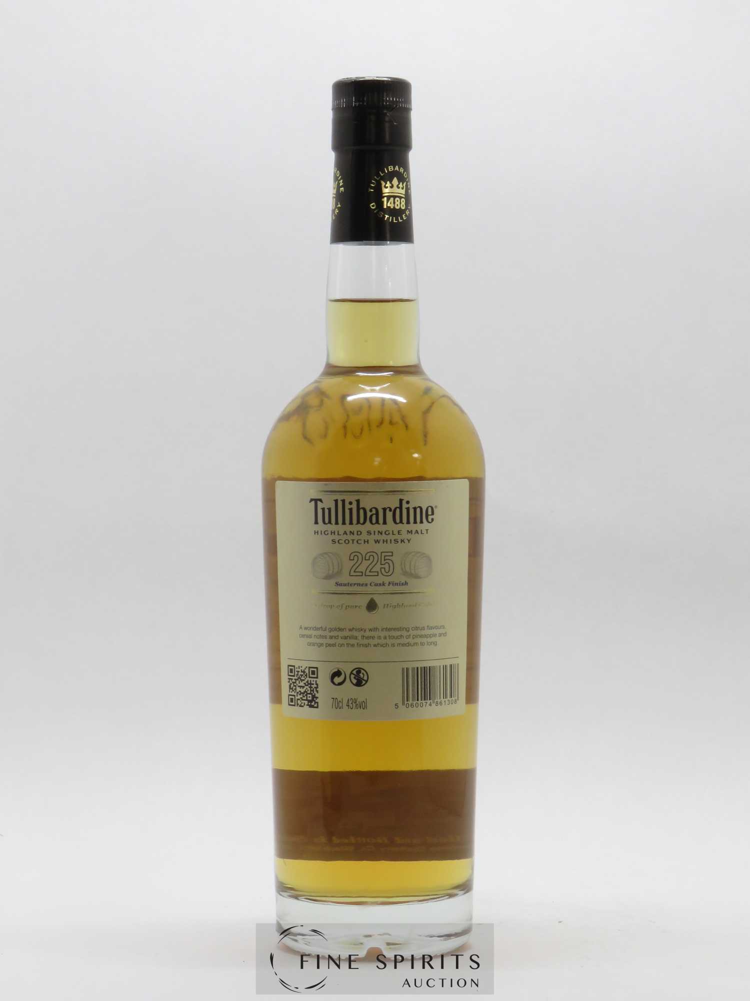 Tullibardine Of. 225 Sauternes Cask Finish - Posten von 1 Flasche - 2