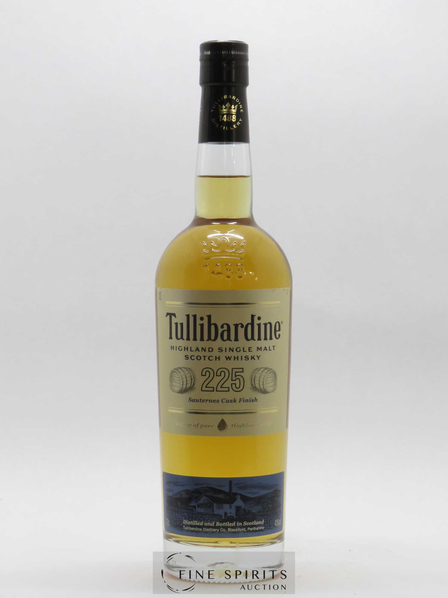 Tullibardine Of. 225 Sauternes Cask Finish - Lot de 1 bouteille - 1