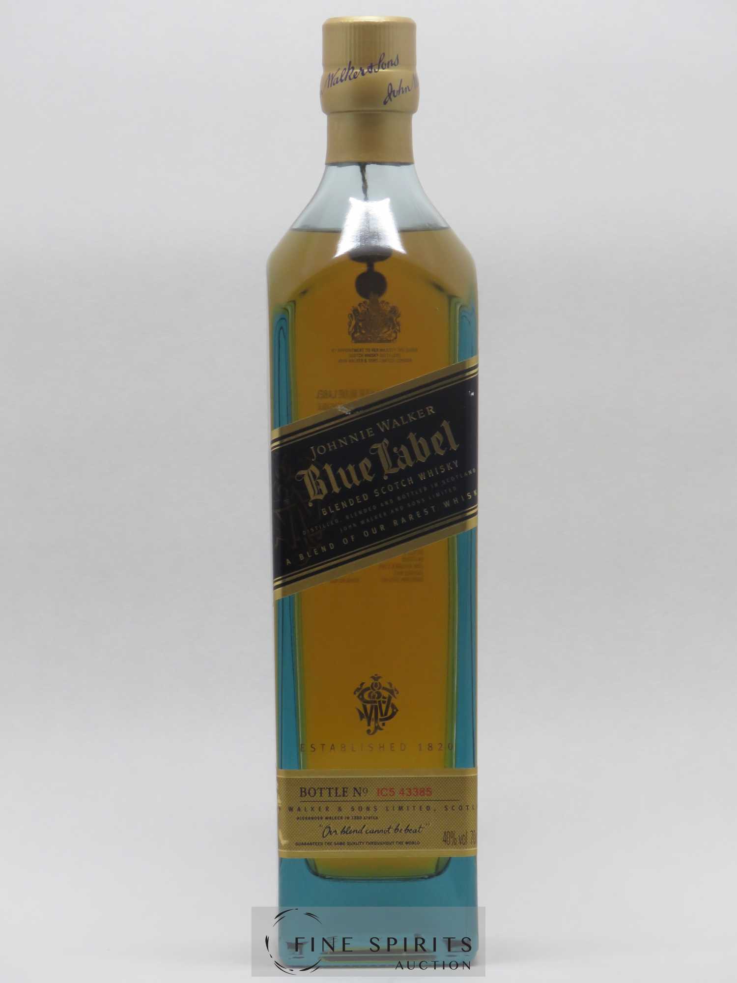 Johnnie Walker Of. Blue Label (70 cl.) No. IC5 43385 - Posten von 1 Flasche - 0