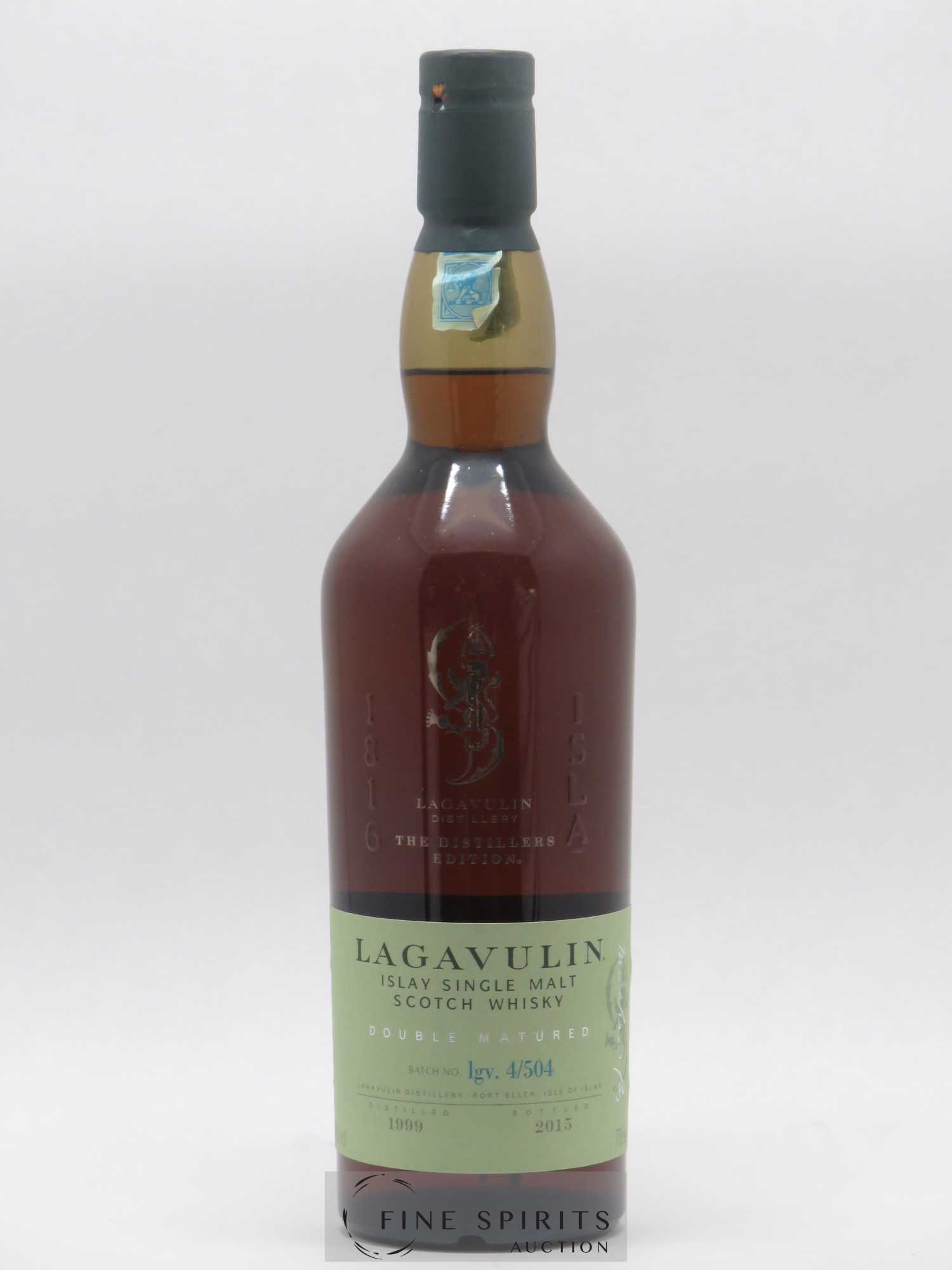 Lagavulin 1999 Of. Double Mature Batch N° lgv. 4-504 - bottled 2015 The Distillers Edition - Lot de 1 bouteille - 0