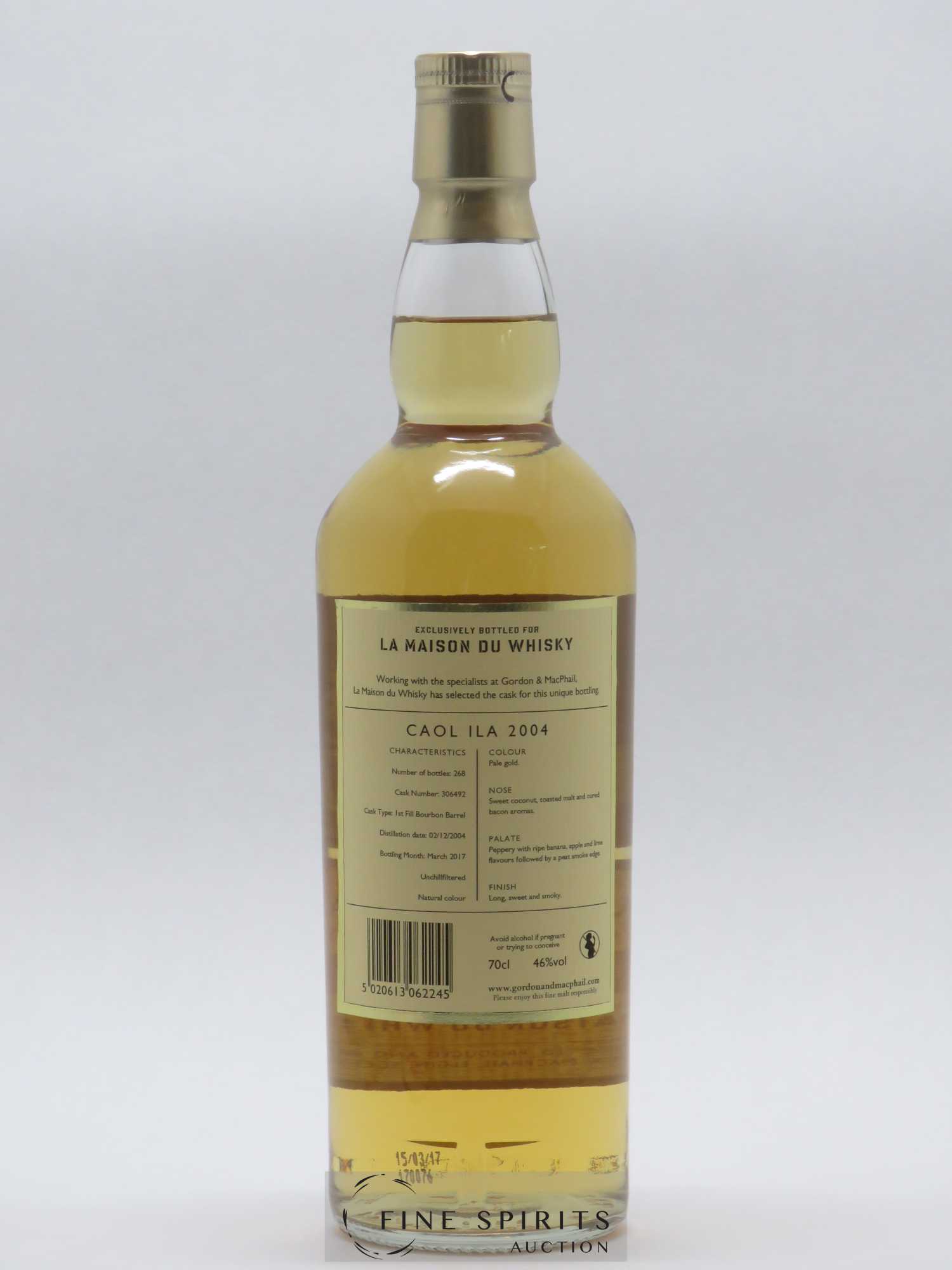 Caol Ila 2004 Gordon & MacPhail Cask n° 306492 - bottled 2017 LMDW Reserve - Posten von 1 Flasche - 1