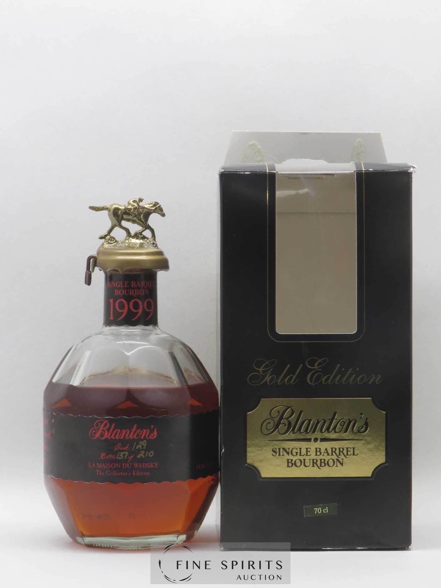 Blanton's 1999 Of. Cask 129 - One of 210 LMDW The Collector's Edition Bottle 137 of 210 - Posten von 1 Flasche - 0