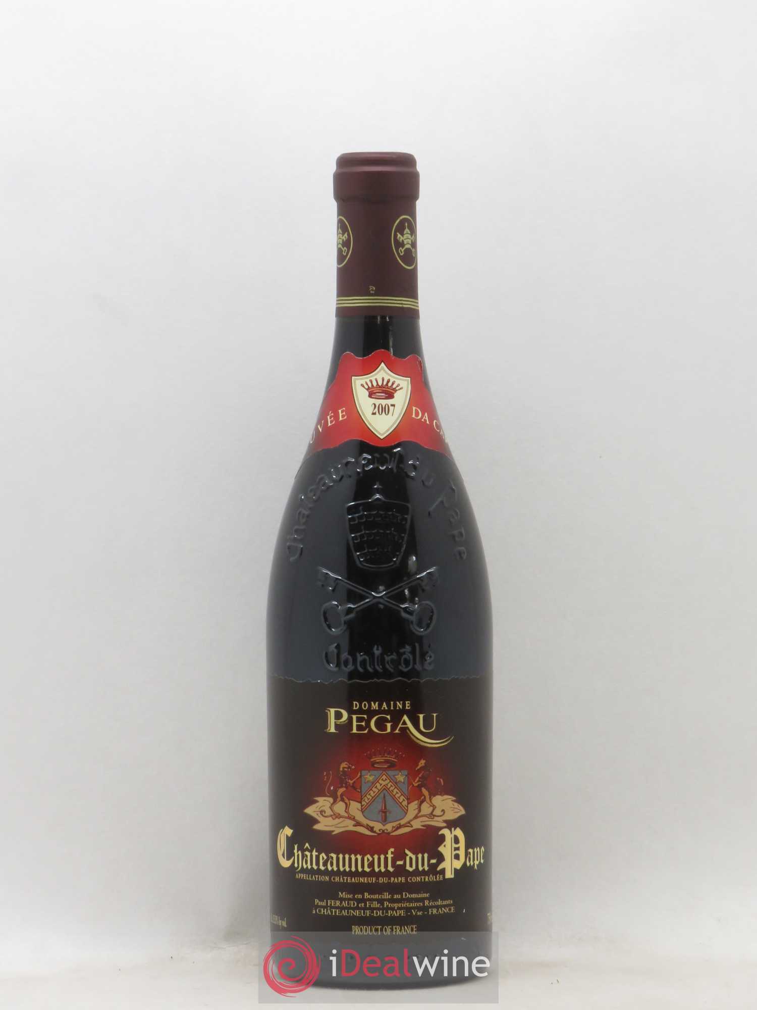 Châteauneuf-du-Pape Domaine du Pégau Cuvée Da Capo Paul et Laurence Féraud 2007 - Lot de 1 bouteille - 0