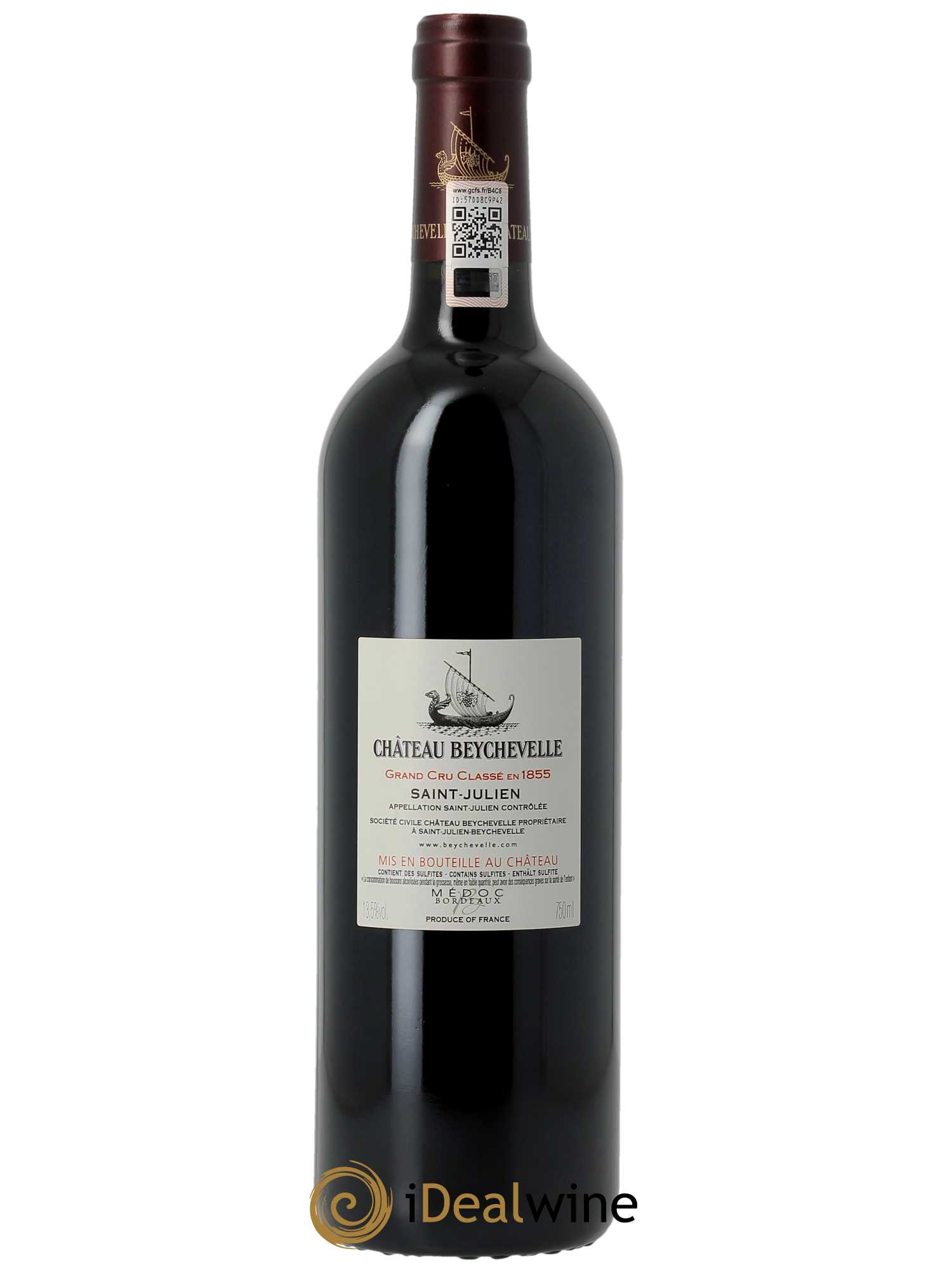 Château Beychevelle 4ème Grand Cru Classé 2016 - Lot de 1 bouteille - 1