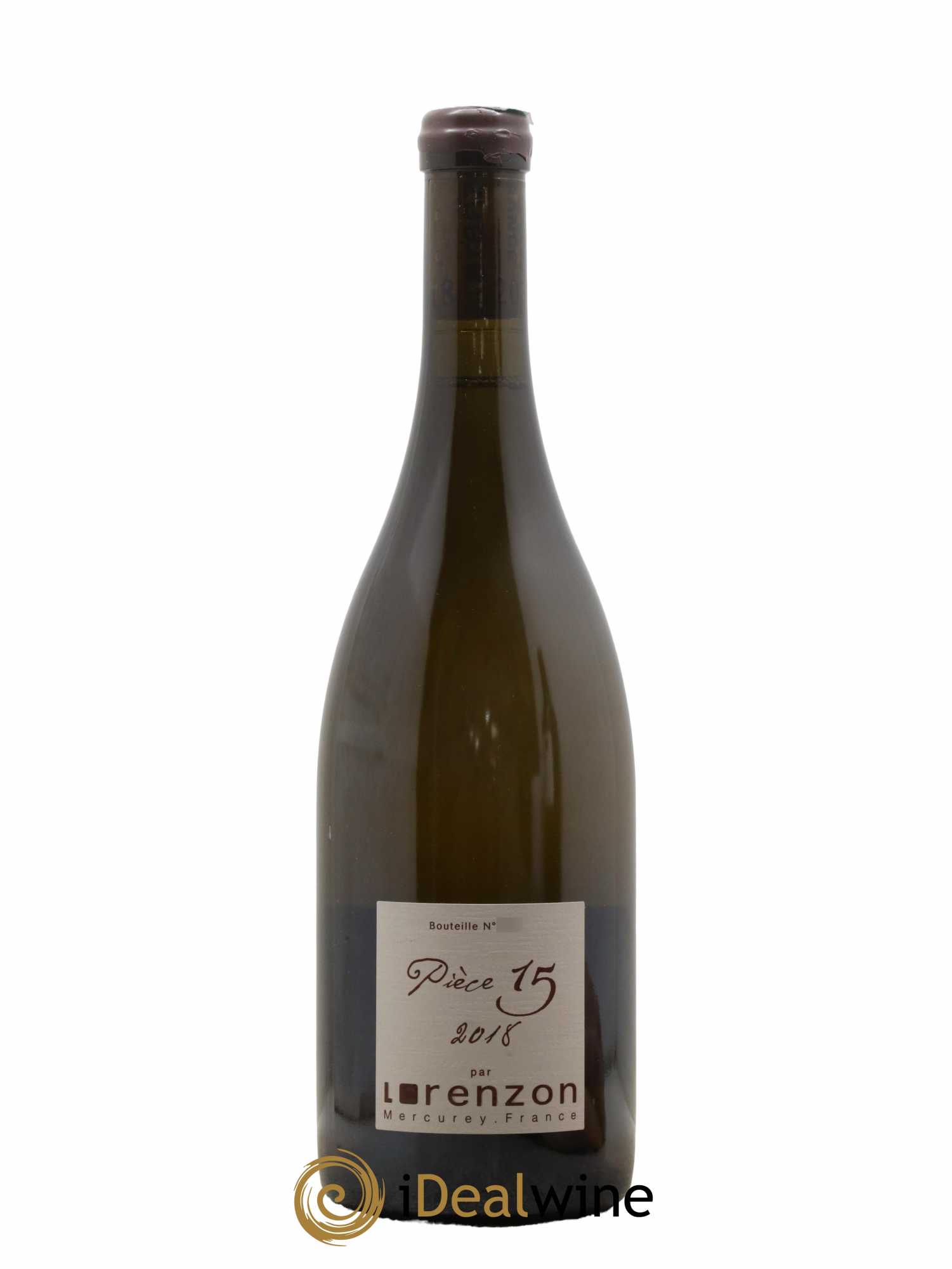 Mercurey 1er Cru Pièce 15 Bruno Lorenzon 2018 - Lot de 1 bouteille - 0