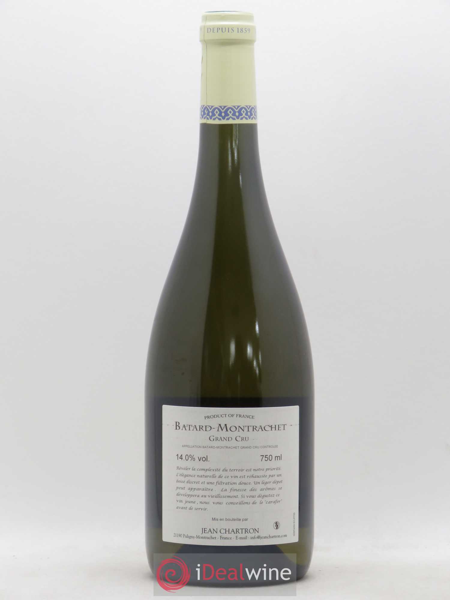 Bâtard-Montrachet Grand Cru Domaine Jean Chartron 2014 - Posten von 1 Flasche - 1