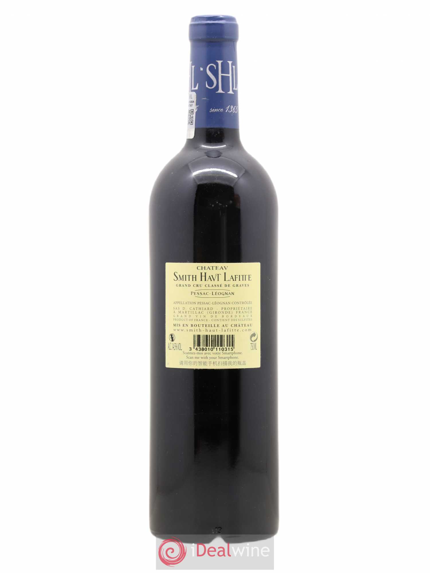 Château Smith Haut Lafitte Cru Classé de Graves 2010 - Lot de 1 bouteille - 1