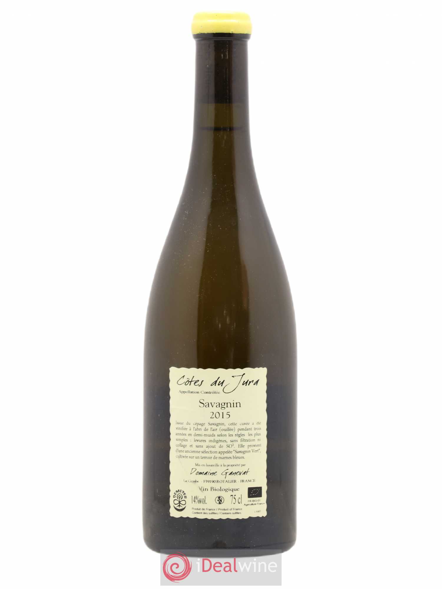 Côtes du Jura Les Chalasses Marnes Bleues Jean-François Ganevat (Domaine) 2015 - Lot de 1 bouteille - 1