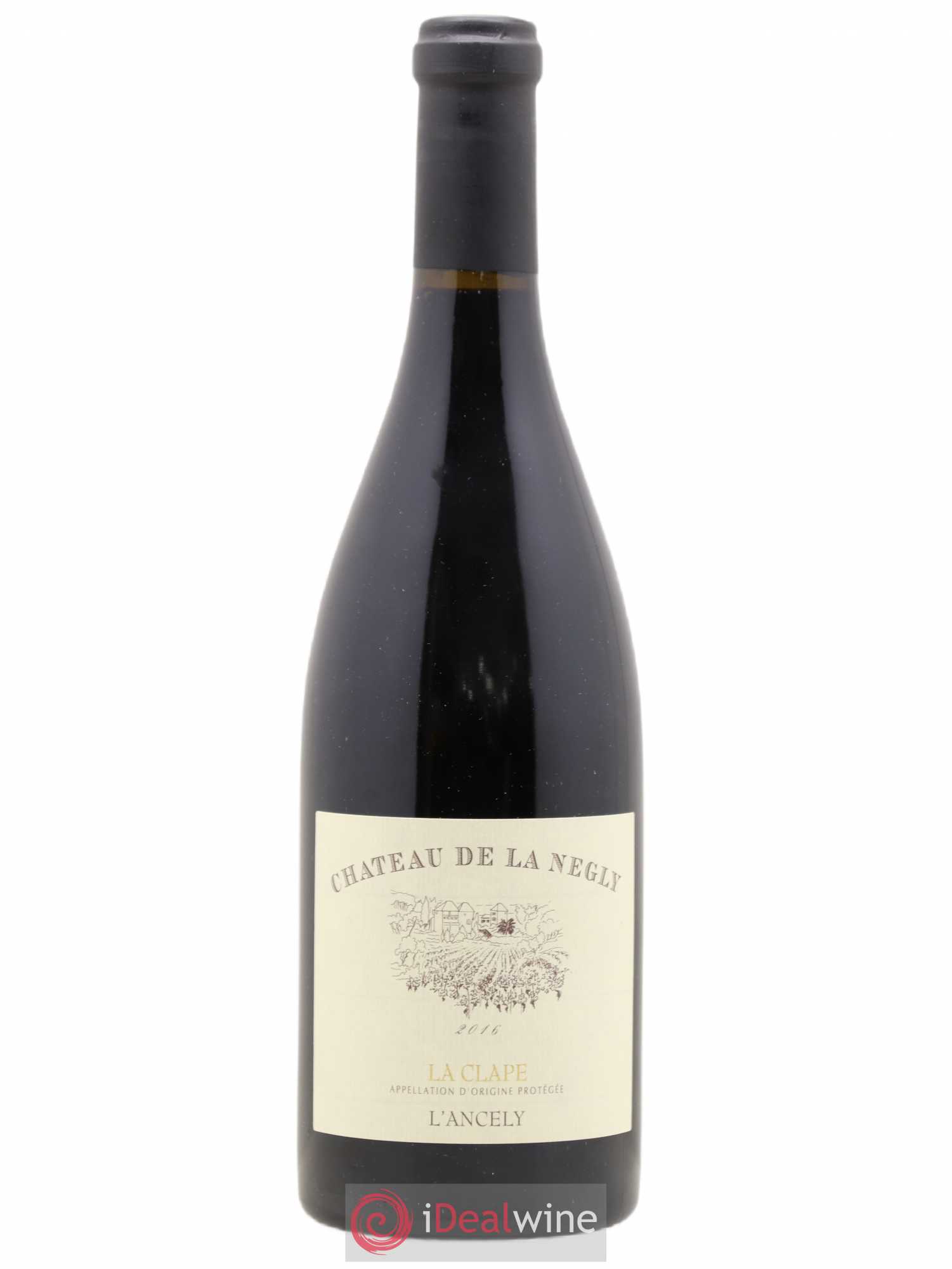 La Clape Château de La Négly L'Ancely Jean Paux-Rosset 2016 - Lot de 1 bouteille - 0
