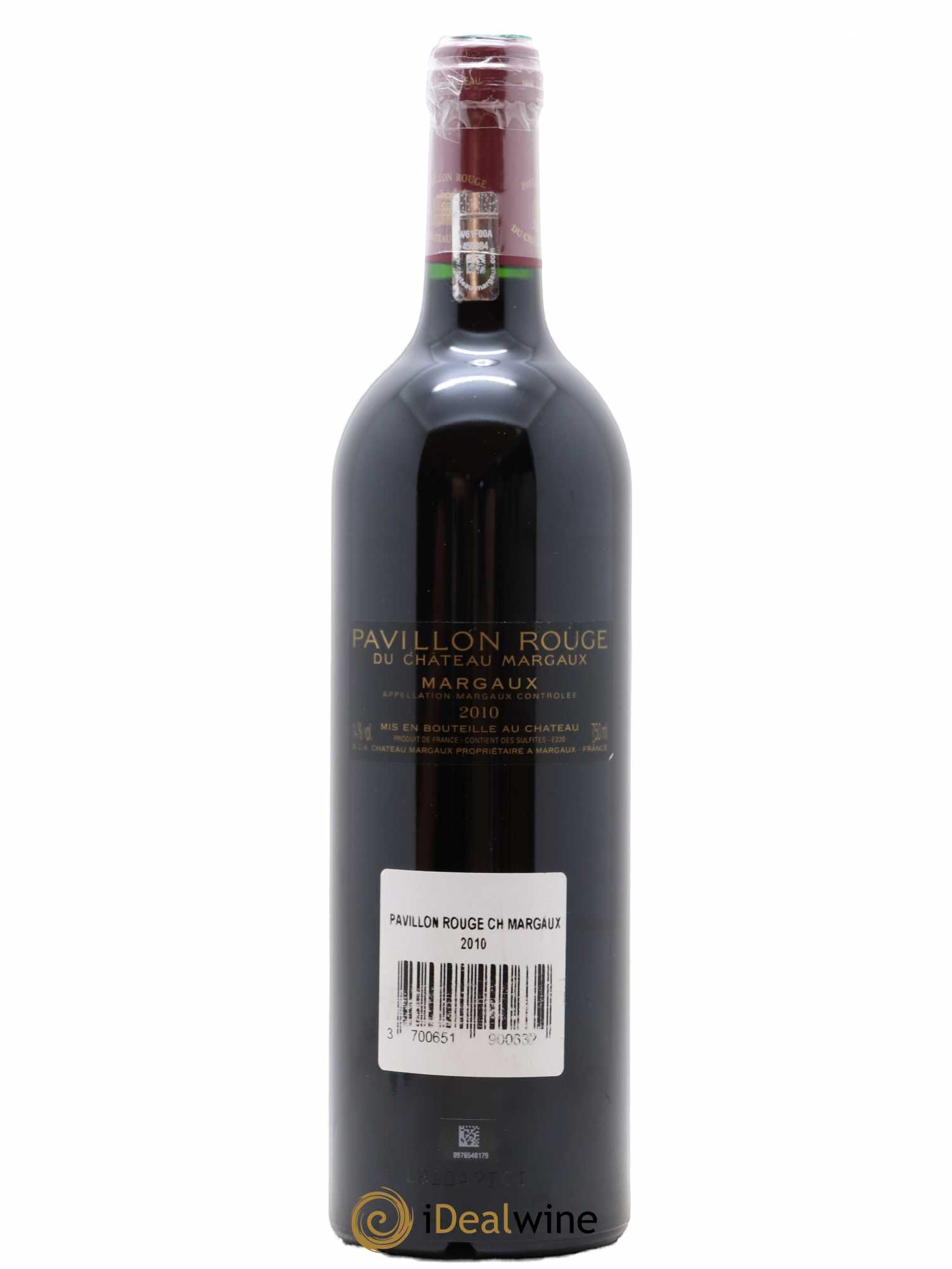 Pavillon Rouge du Château Margaux Second Vin 2010 - Lot de 1 bouteille - 1