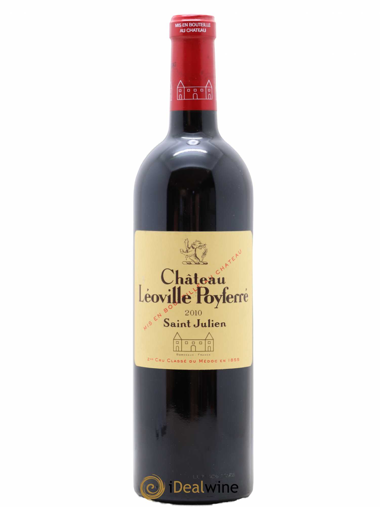 Château Léoville Poyferré 2ème Grand Cru Classé 2010 - Lot de 1 bouteille - 0
