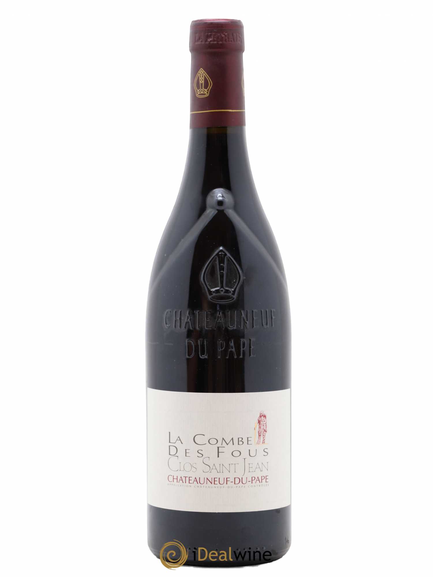 Châteauneuf-du-Pape Clos Saint-Jean La Combe des Fous Pascal et Vincent Maurel 2015 - Lot de 1 bouteille - 0